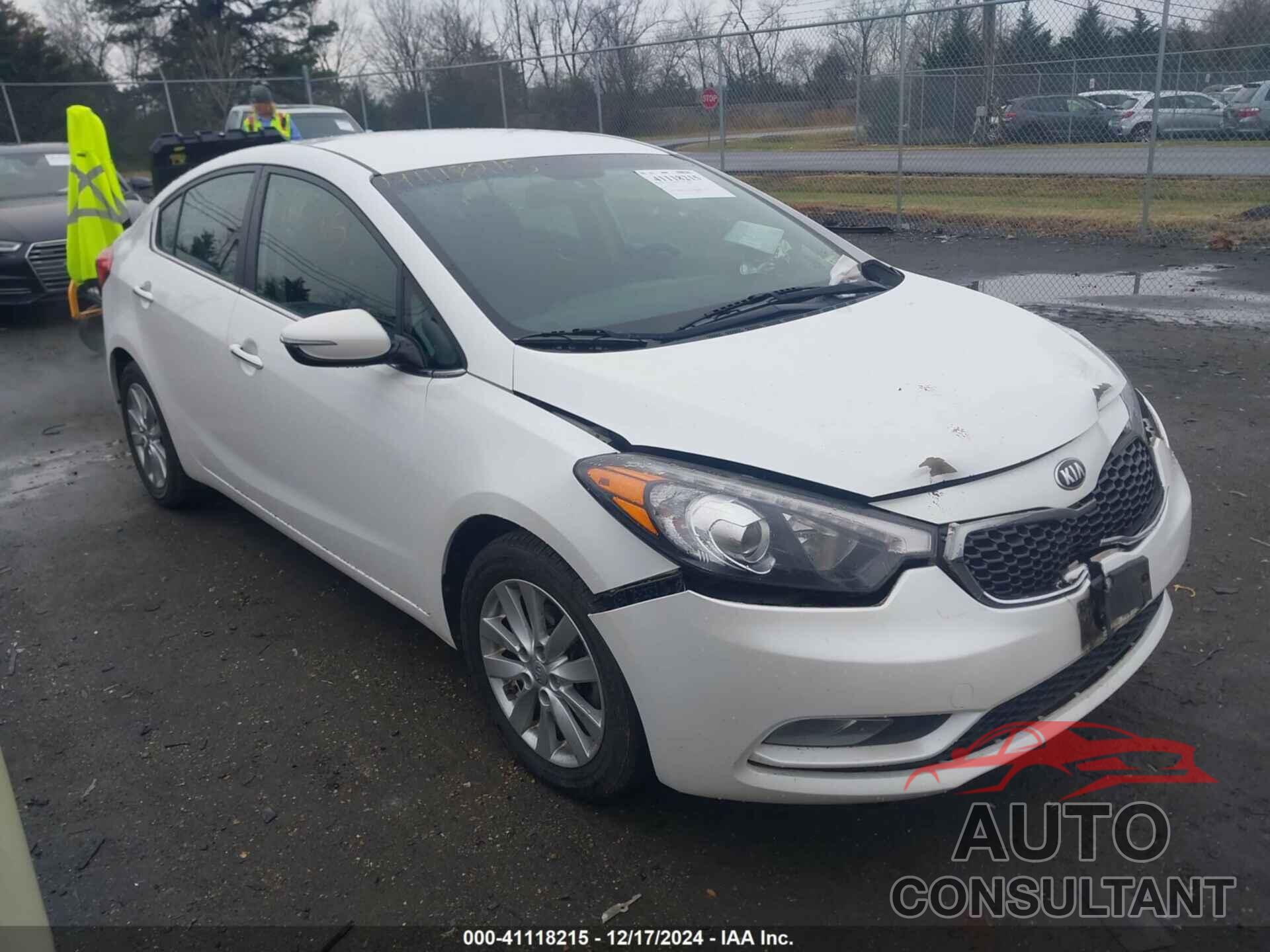 KIA FORTE 2014 - KNAFX4A85E5119851