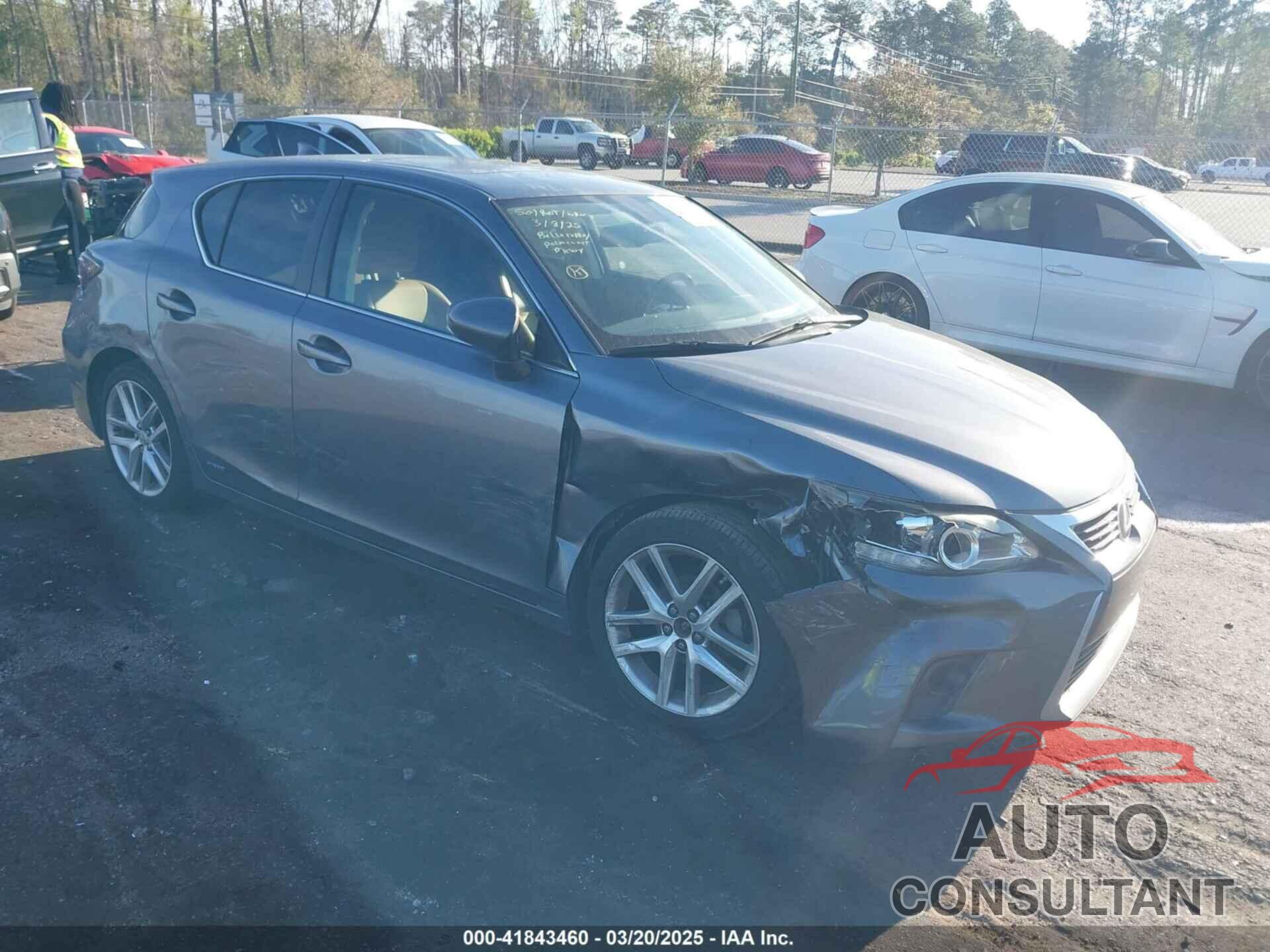 LEXUS CT 200H 2015 - JTHKD5BH3F2220337