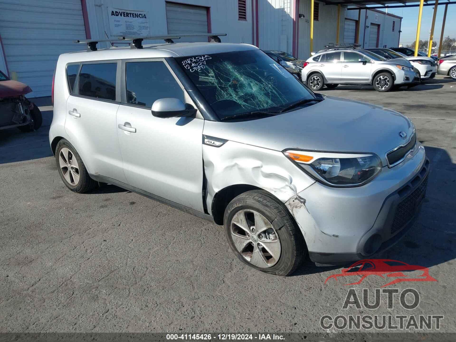 KIA SOUL 2016 - KNDJN2A27G7872629