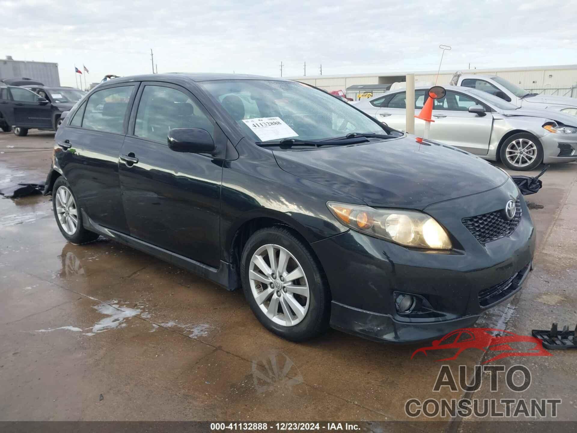 TOYOTA COROLLA 2009 - 2T1BU40E89C031743