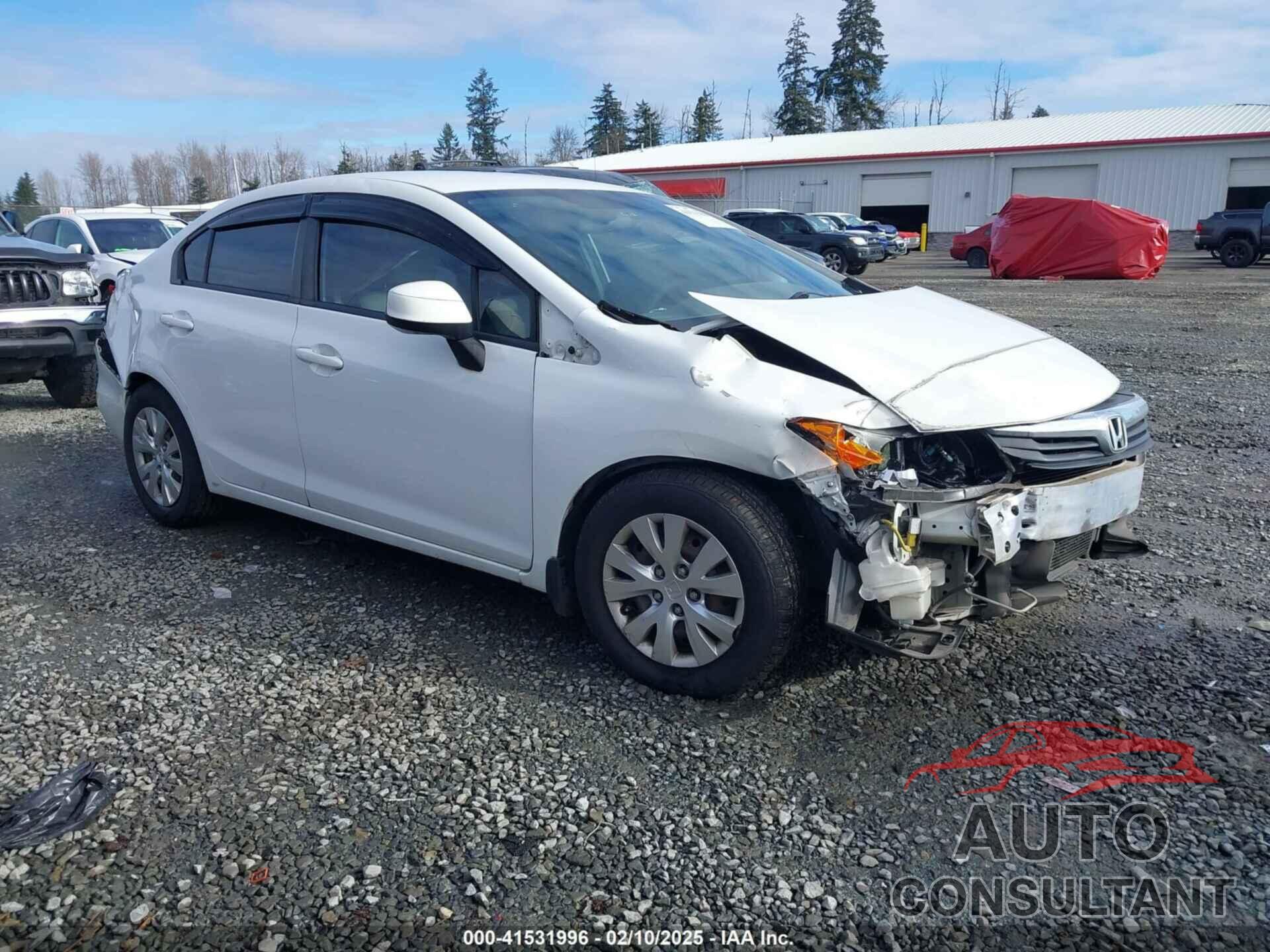 HONDA CIVIC 2012 - 19XFB2F57CE300889