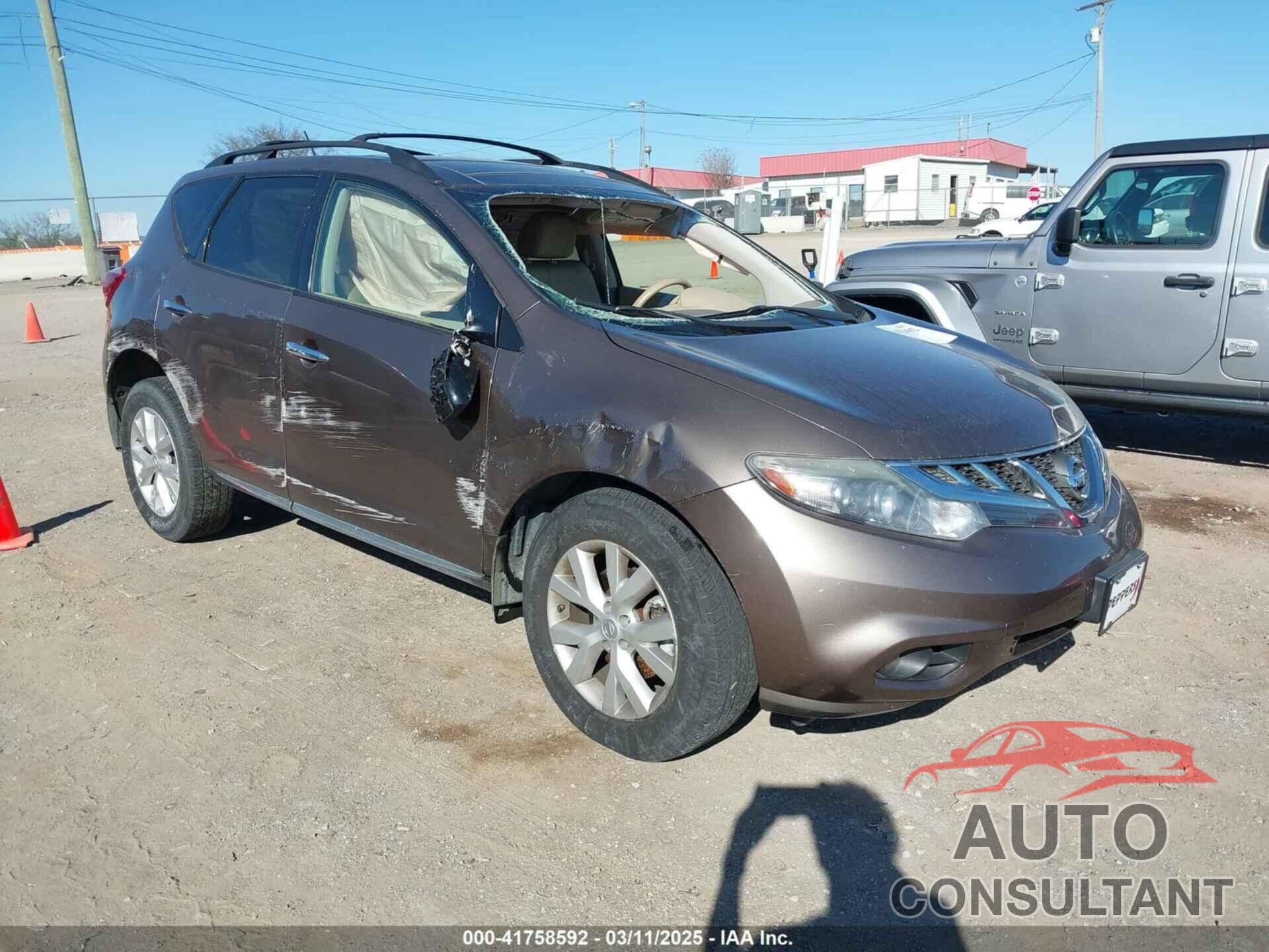 NISSAN MURANO 2011 - JN8AZ1MU0BW069384