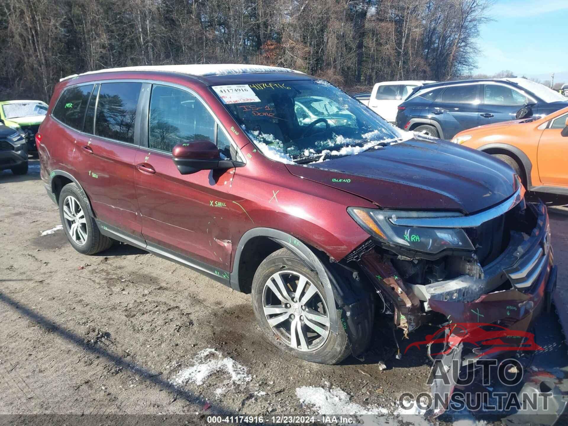 HONDA PILOT 2018 - 5FNYF6H54JB023787