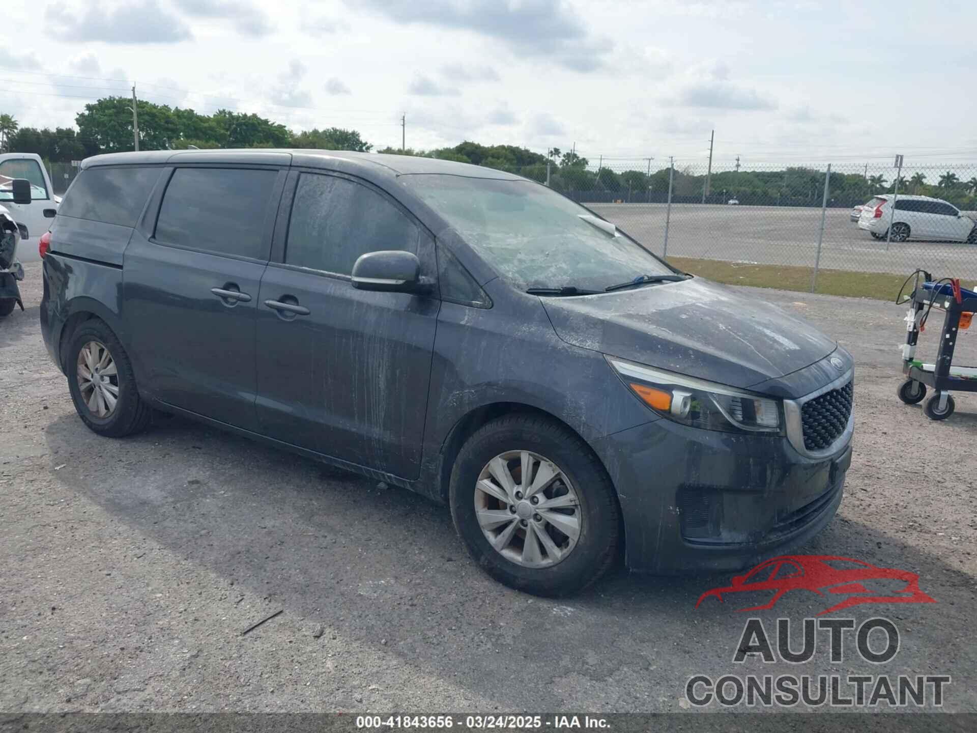 KIA SEDONA 2017 - KNDMB5C19H6229542