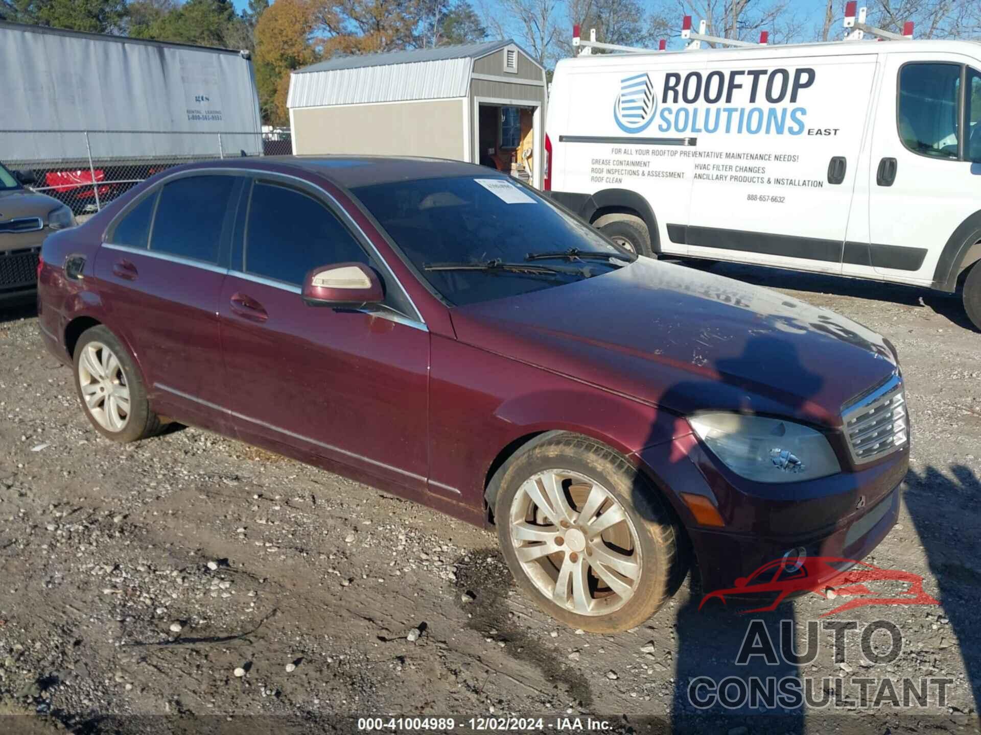 MERCEDES-BENZ C 300 2009 - WDDGF54X79F272787