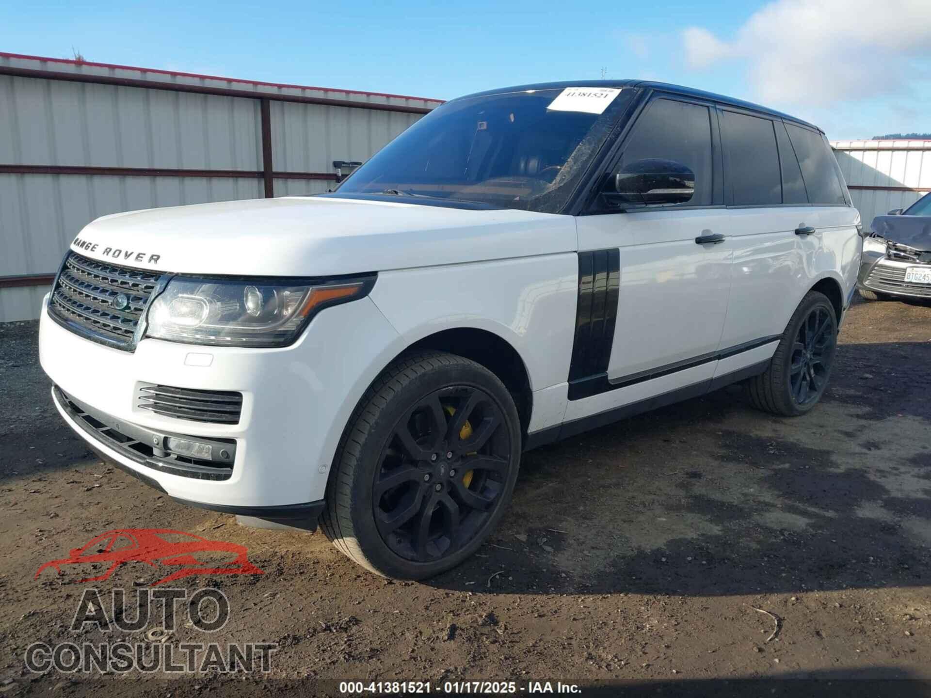 LAND ROVER RANGE ROVER 2013 - SALGS2EF1DA120402