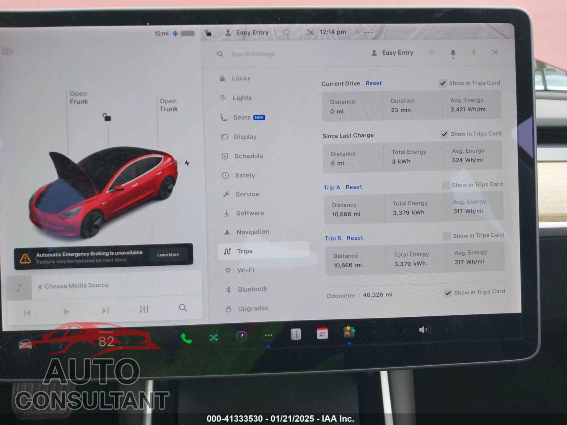 TESLA MODEL 3 2020 - 5YJ3E1EA4LF703614