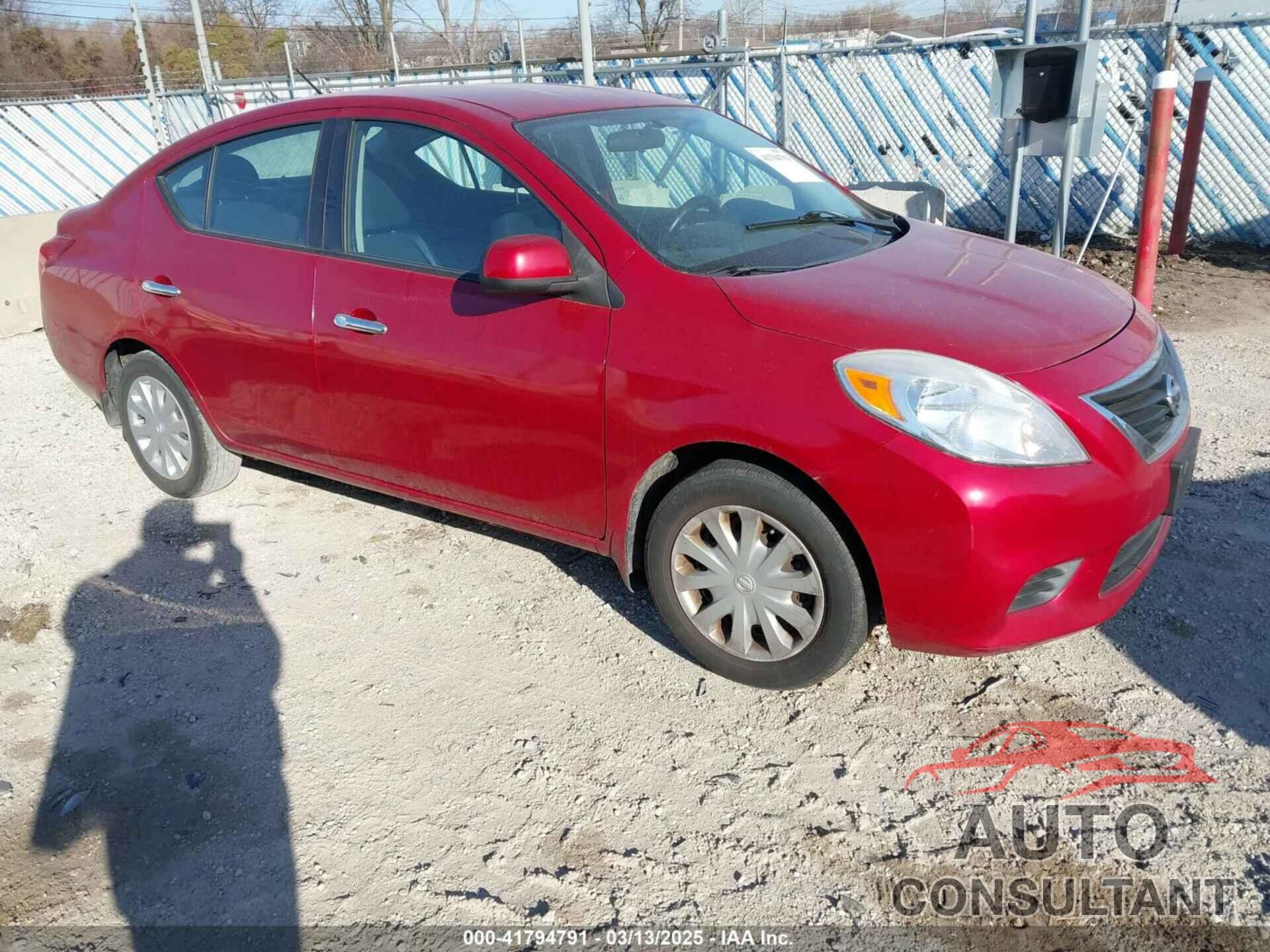 NISSAN VERSA 2012 - 3N1CN7AP2CL936893