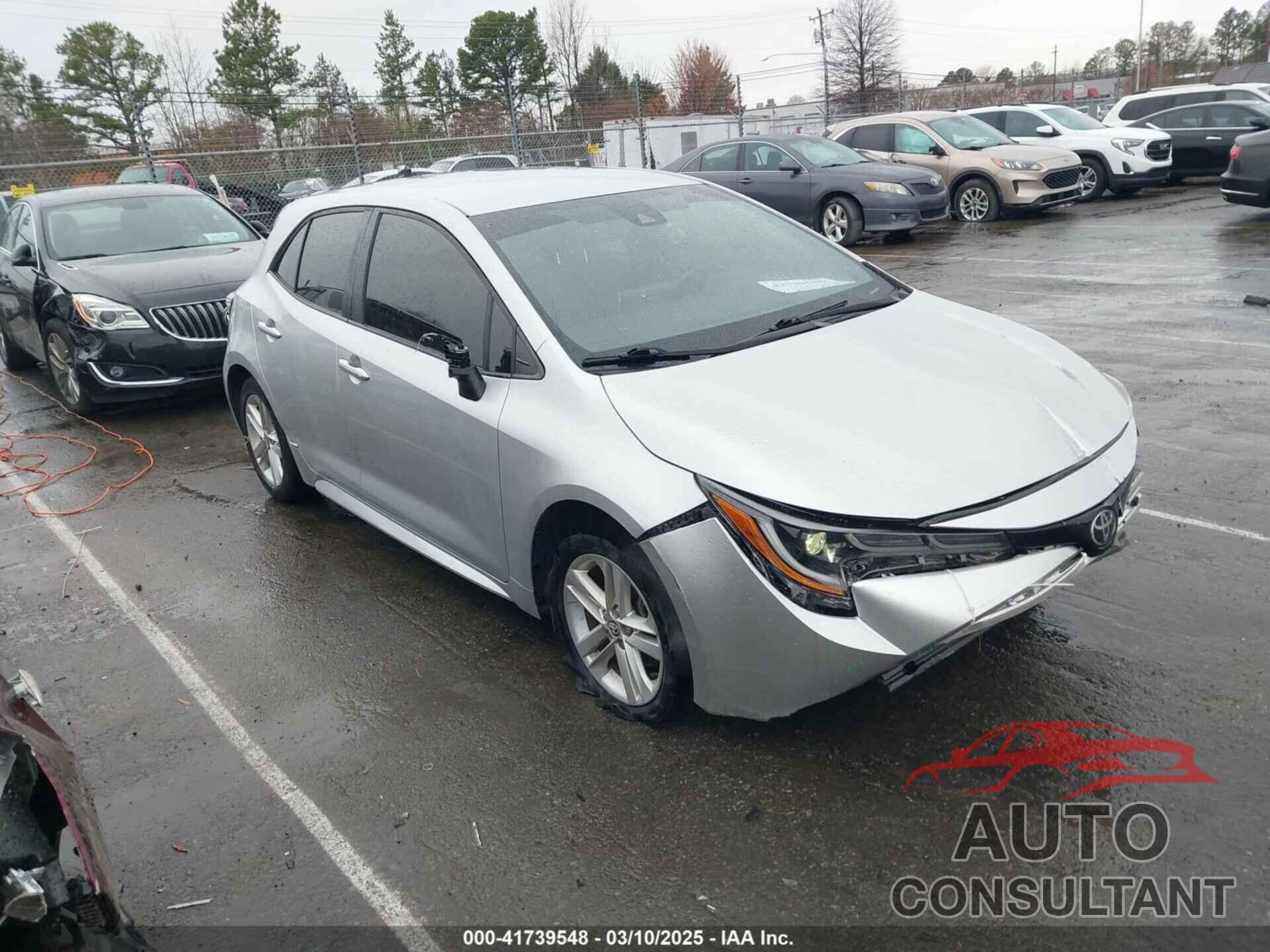 TOYOTA COROLLA 2019 - JTNK4RBE3K3038040