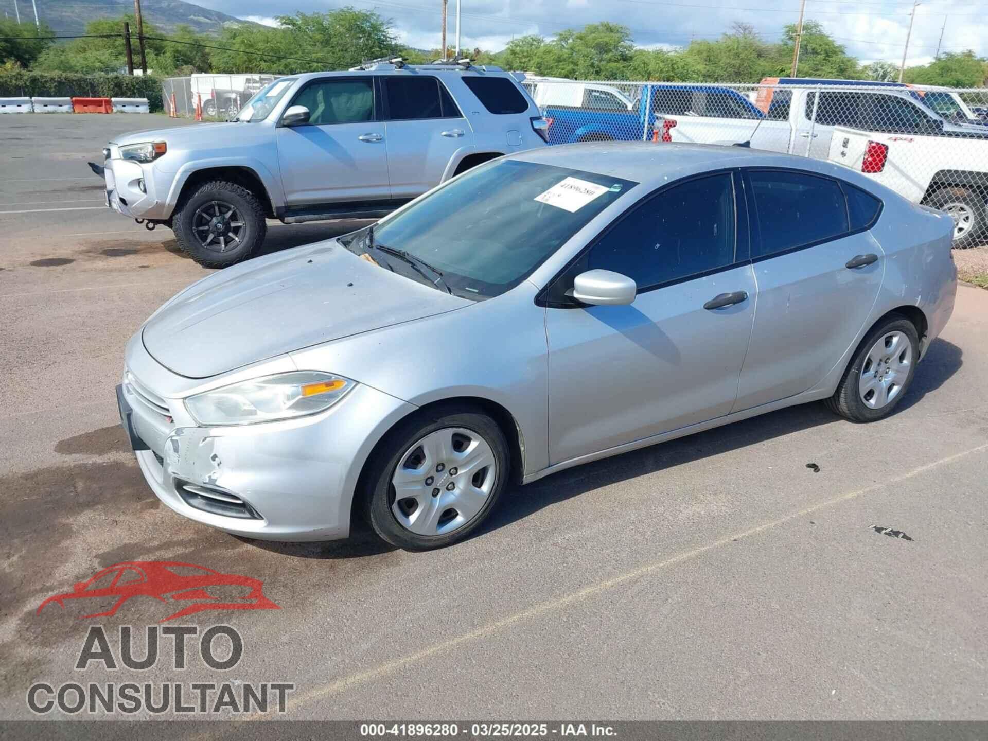 DODGE DART 2013 - 1C3CDFAA2DD175784
