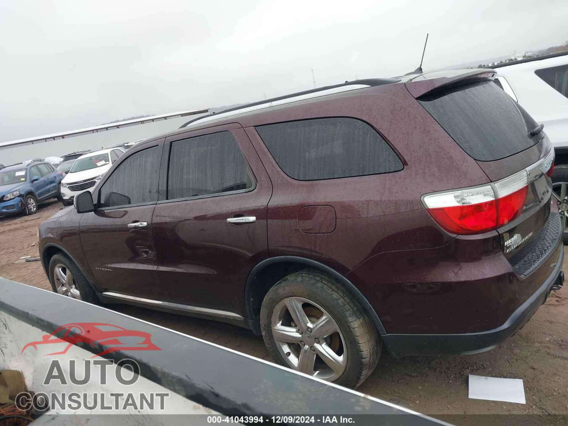 DODGE DURANGO 2012 - 1C4RDHEGXCC257282