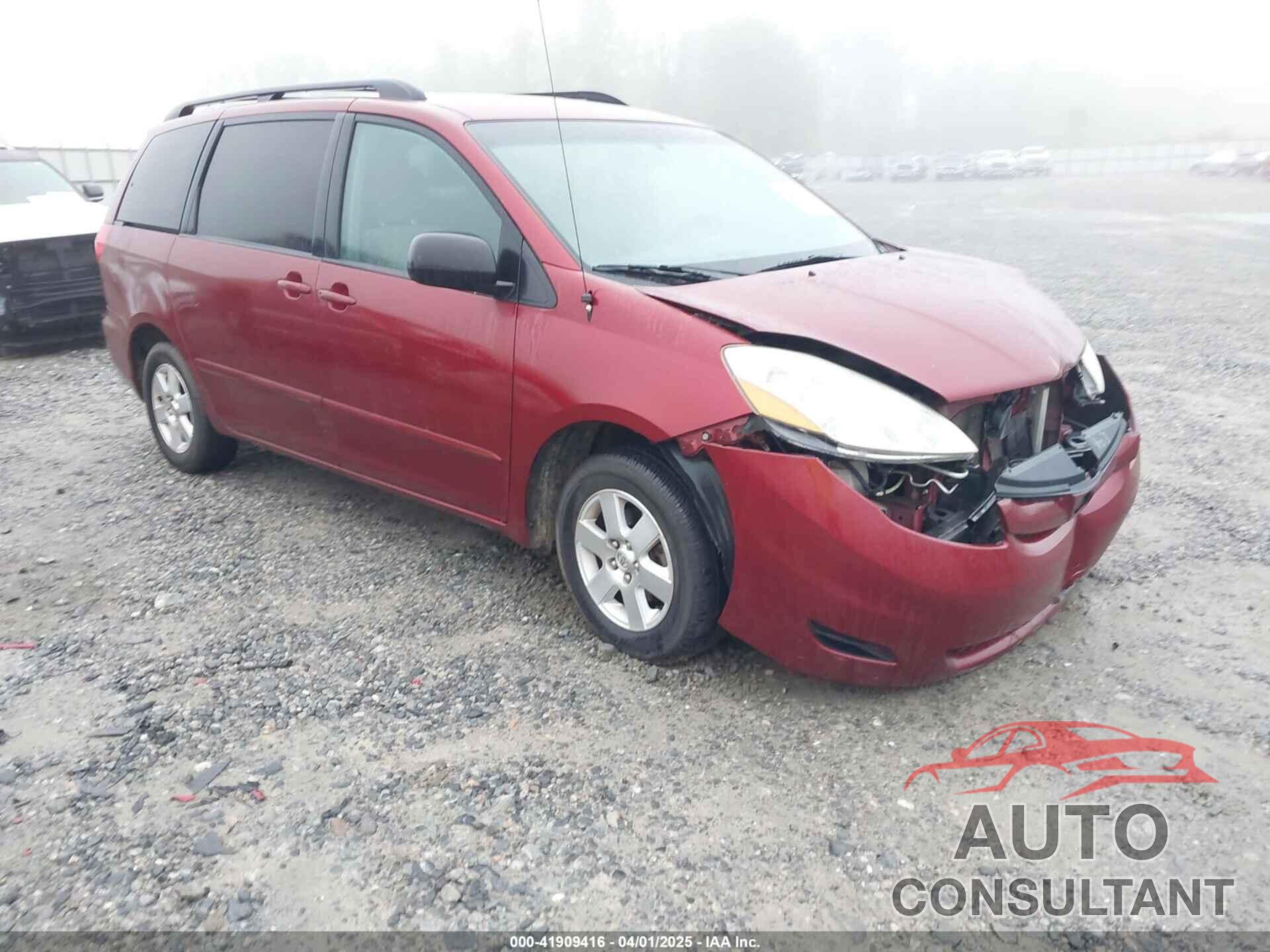 TOYOTA SIENNA 2010 - 5TDKK4CCXAS318352