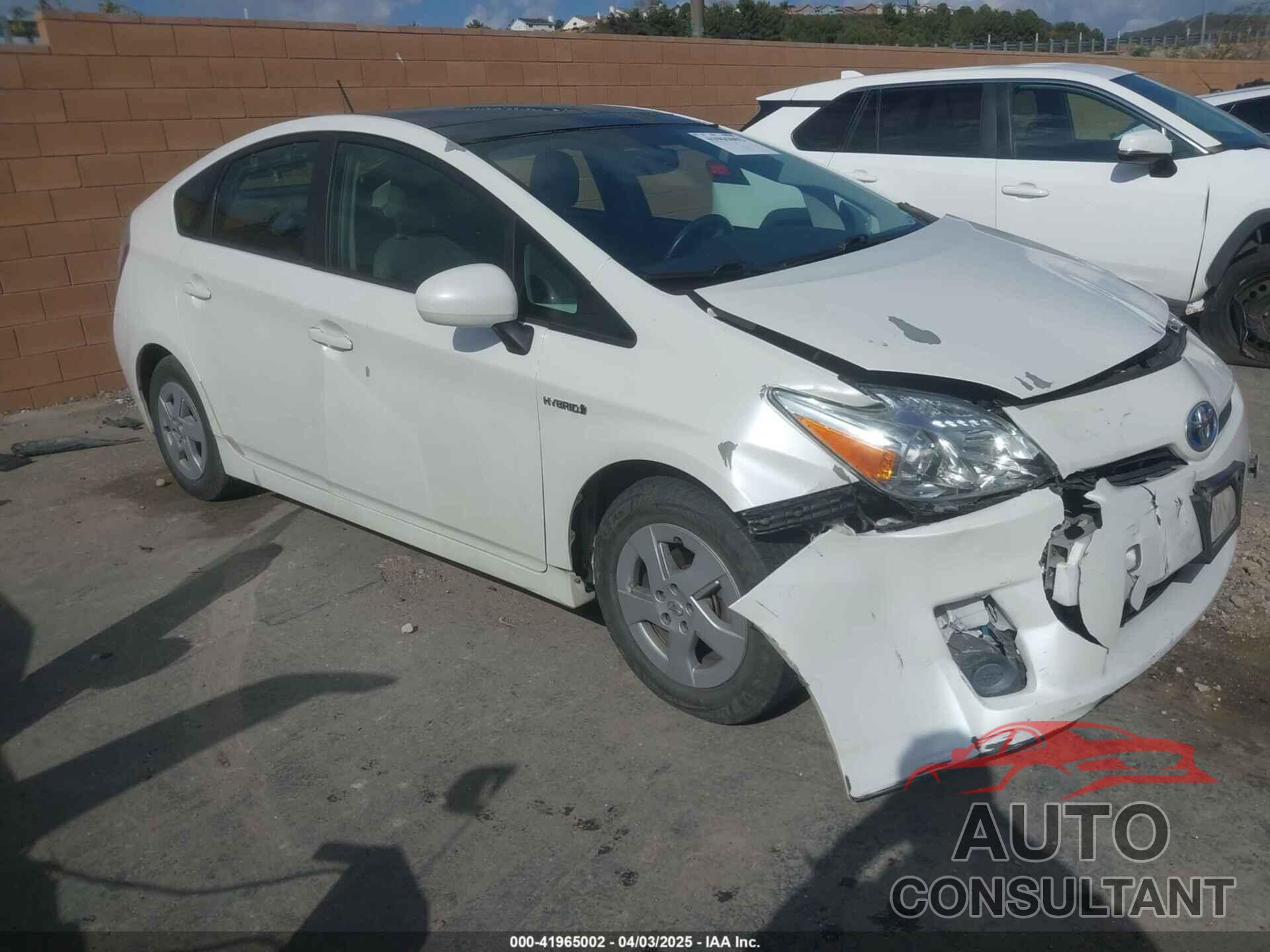 TOYOTA PRIUS 2011 - JTDKN3DU9B5332842