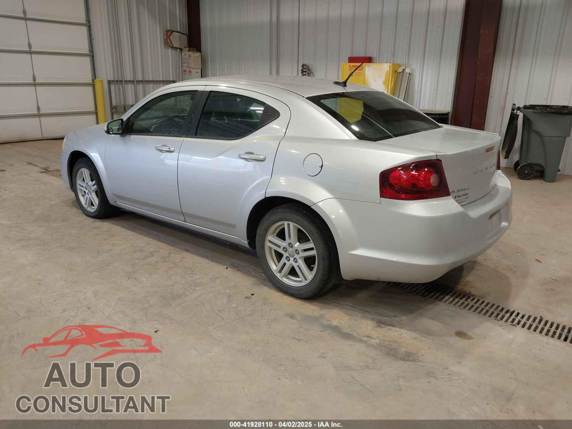 DODGE AVENGER 2012 - 1C3CDZCB5CN219812