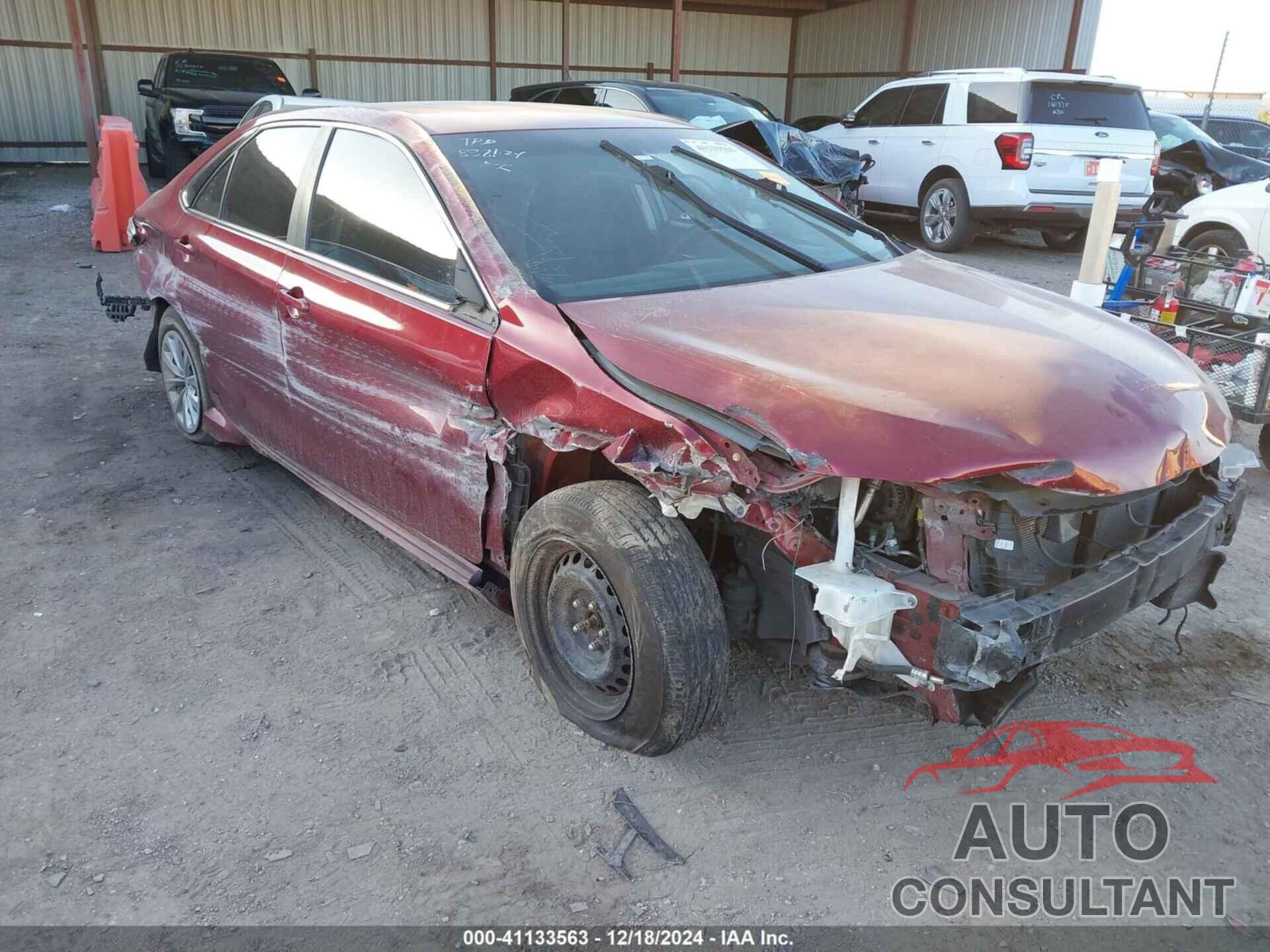 TOYOTA CAMRY 2017 - 4T1BF1FK0HU743666