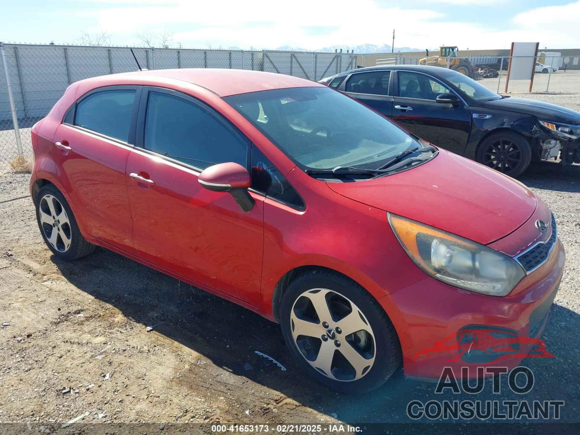 KIA RIO 2013 - KNADN5A3XD6159567