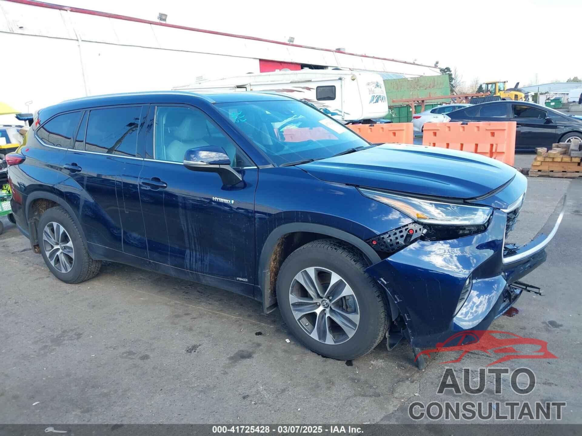 TOYOTA HIGHLANDER 2021 - 5TDGBRCH8MS524837