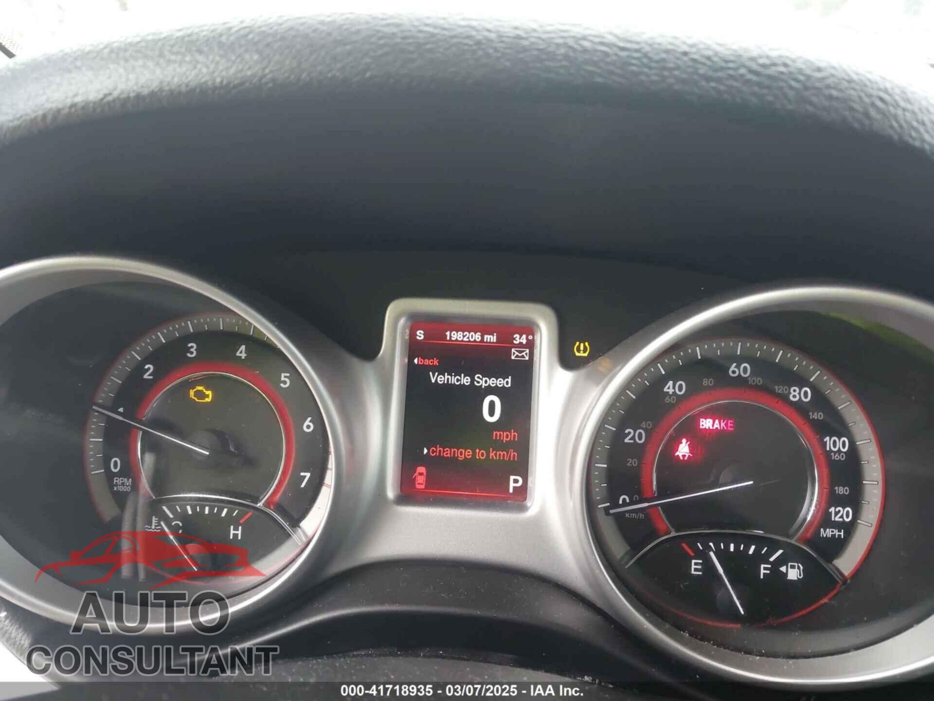 DODGE JOURNEY 2013 - 3C4PDDDG5DT648413
