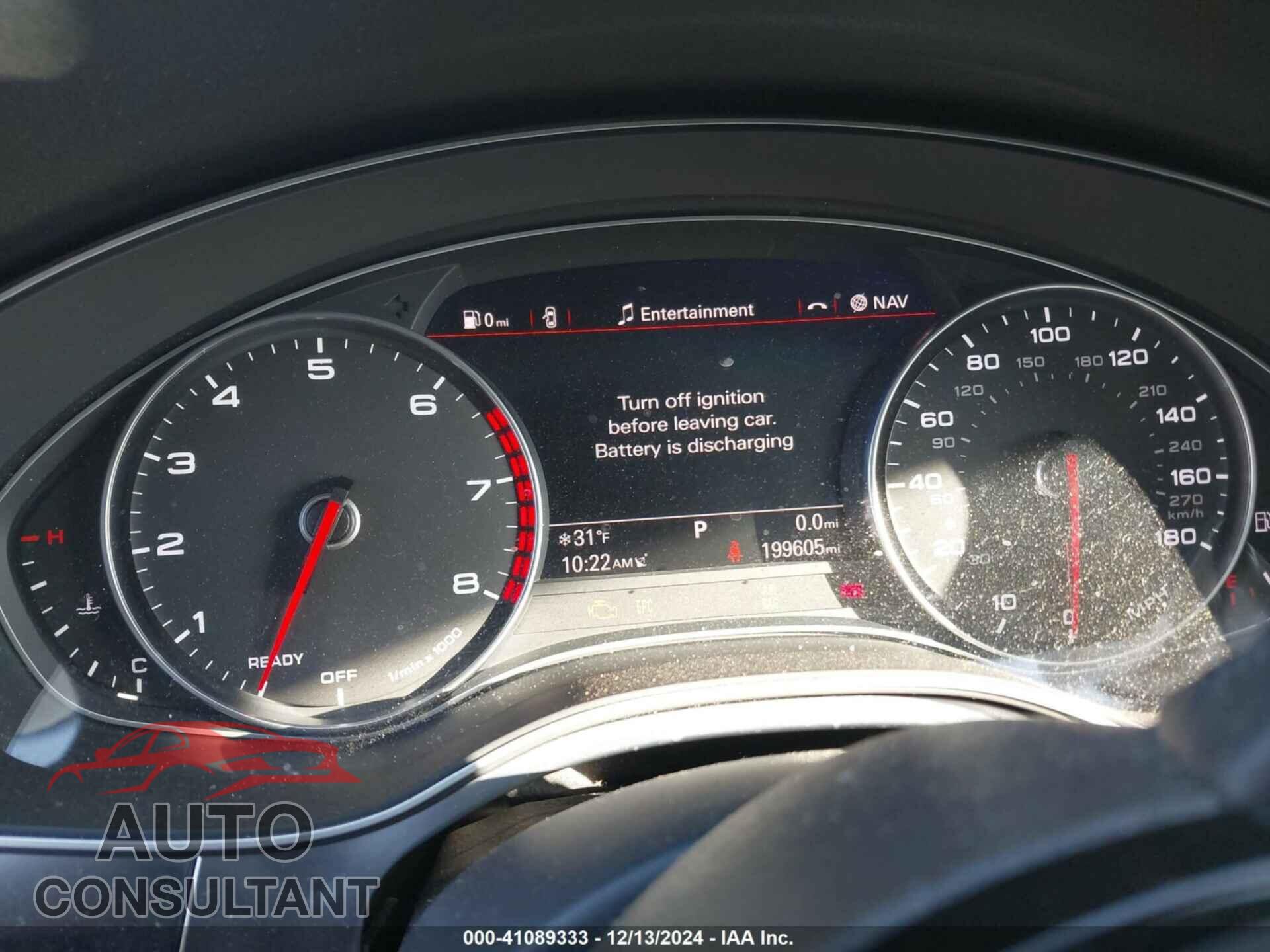 AUDI A6 2017 - WAUH2AFC5HN060792