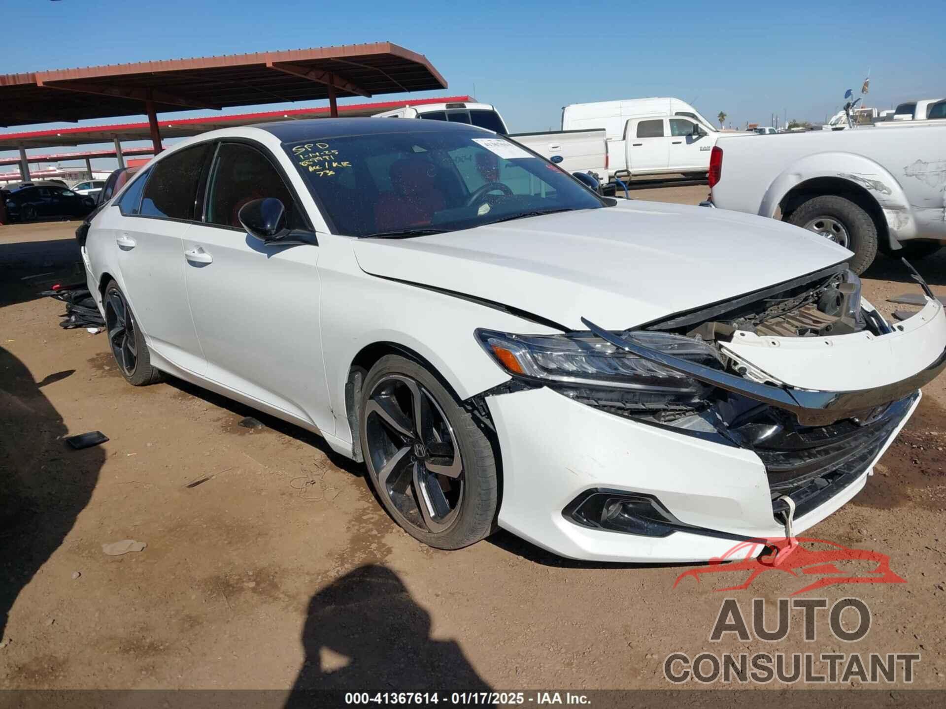 HONDA ACCORD 2021 - 1HGCV2F30MA016115