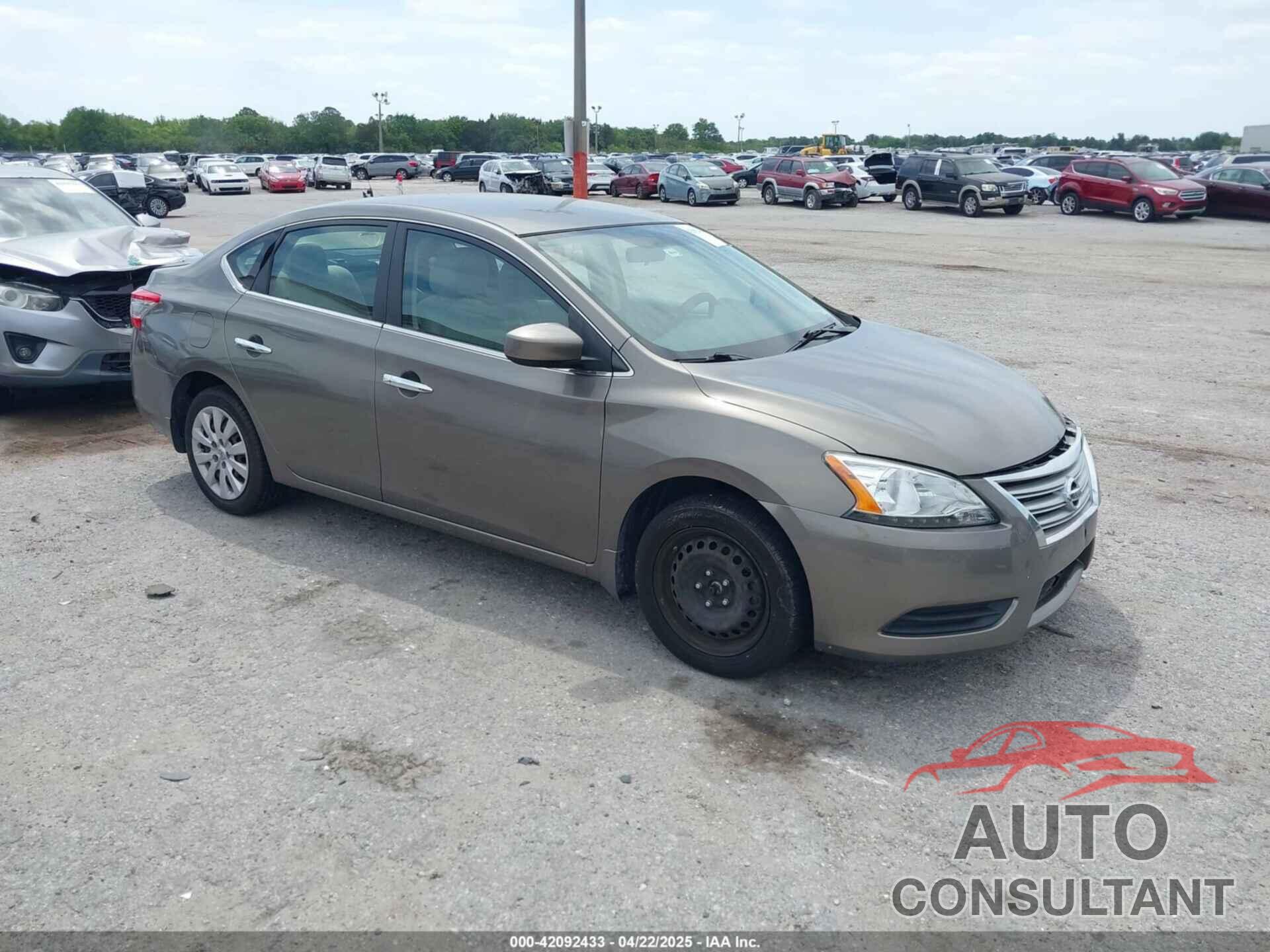 NISSAN SENTRA 2015 - 3N1AB7APXFY257607