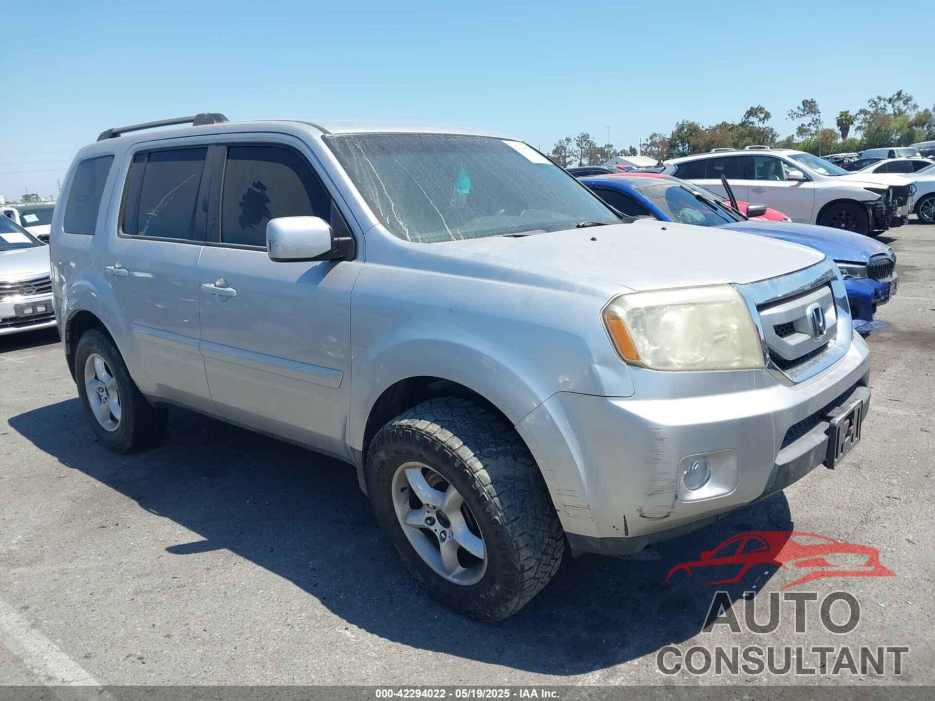 HONDA PILOT 2010 - 5FNYF3H46AB005376