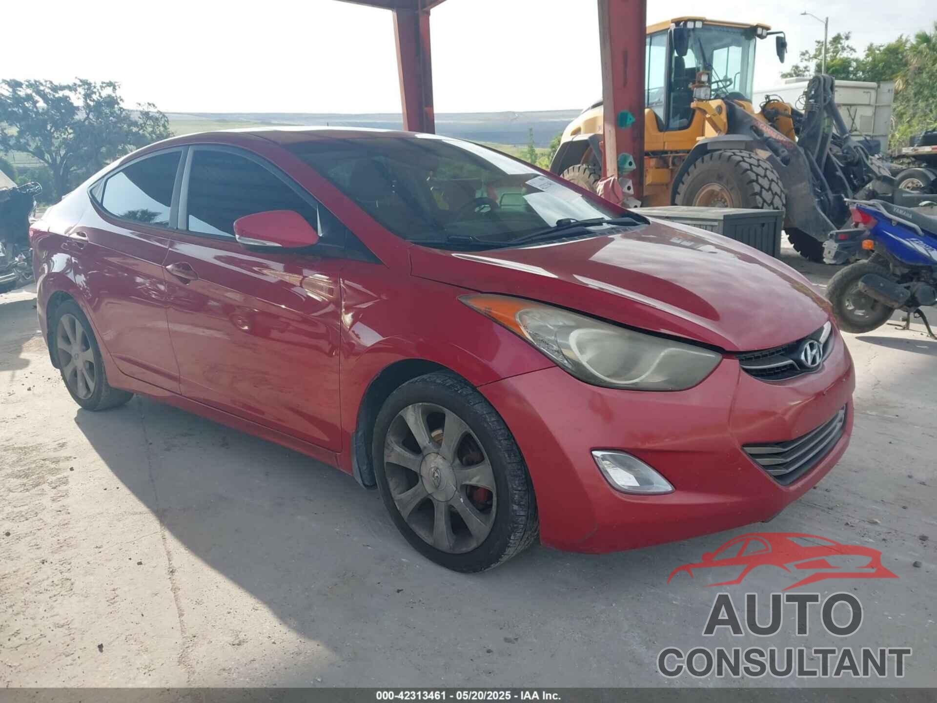 HYUNDAI ELANTRA 2013 - KMHDH4AE0DU944600