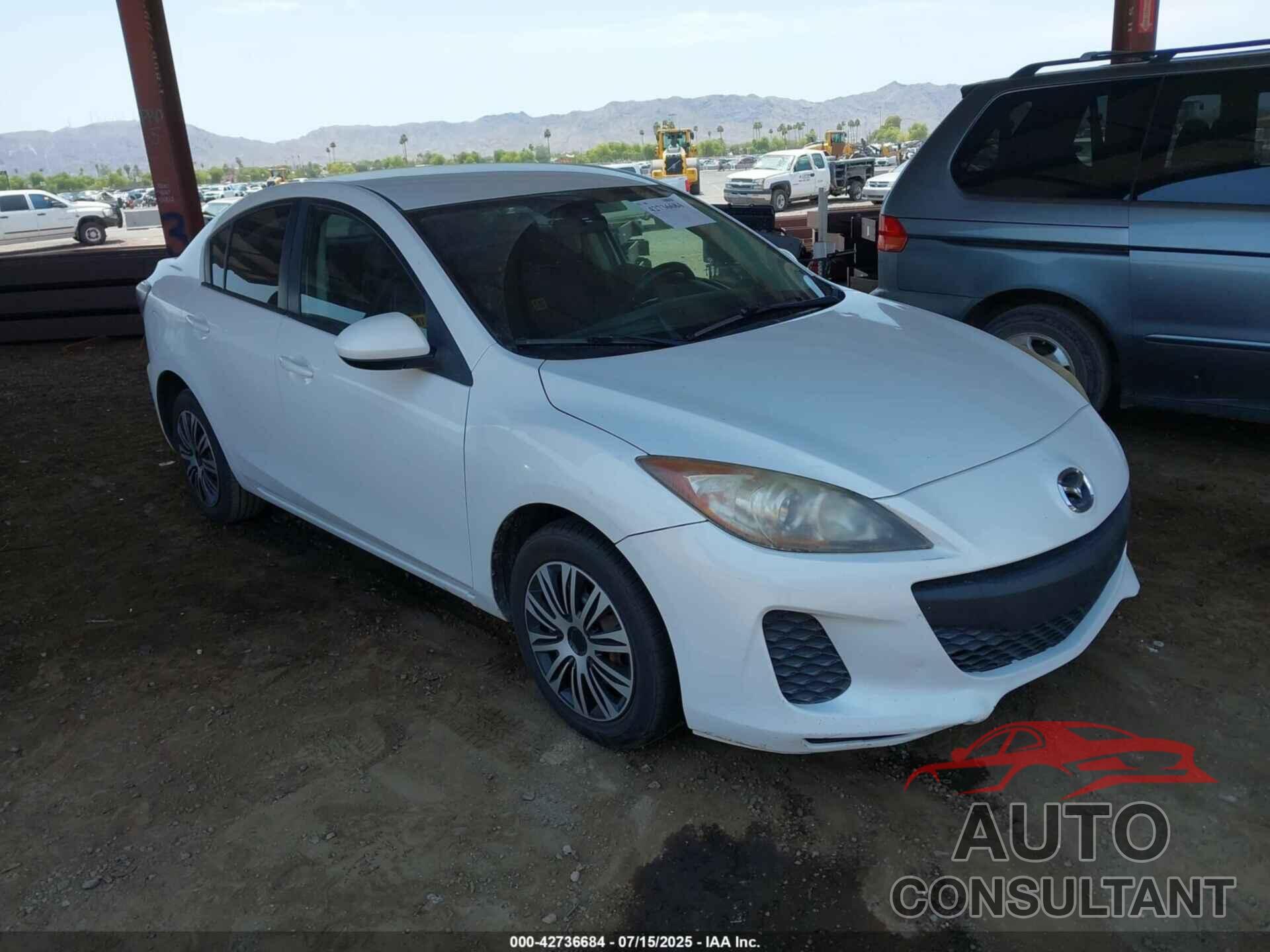 MAZDA MAZDA3 2013 - JM1BL1TG2D1821292