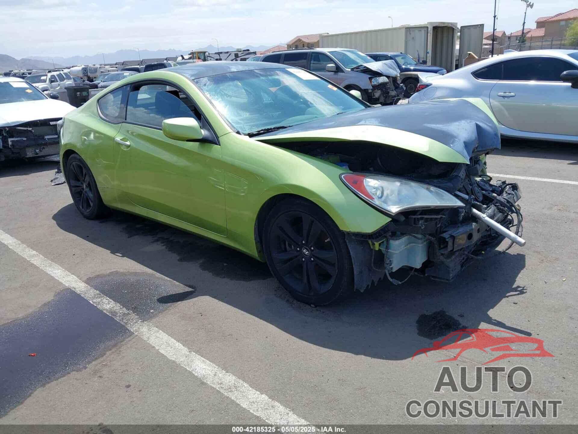 HYUNDAI GENESIS 2010 - KMHHT6KD9AU015485