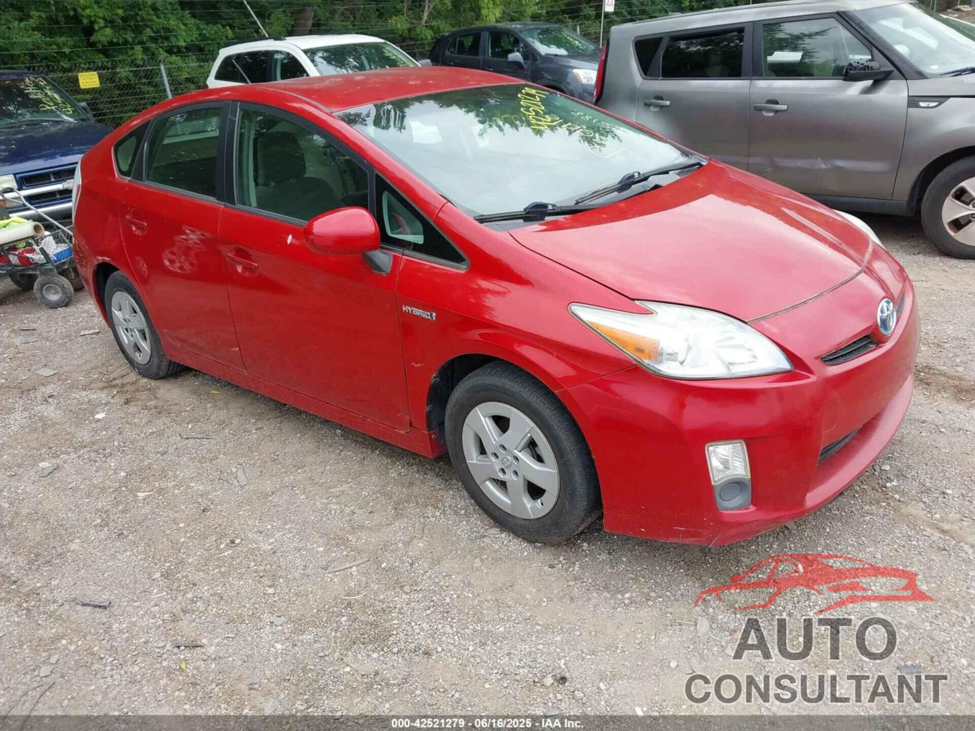 TOYOTA PRIUS 2011 - JTDKN3DU3B5358692
