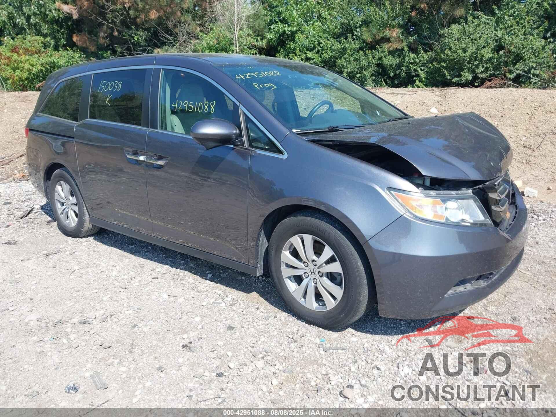 HONDA ODYSSEY 2016 - 5FNRL5H38GB150038