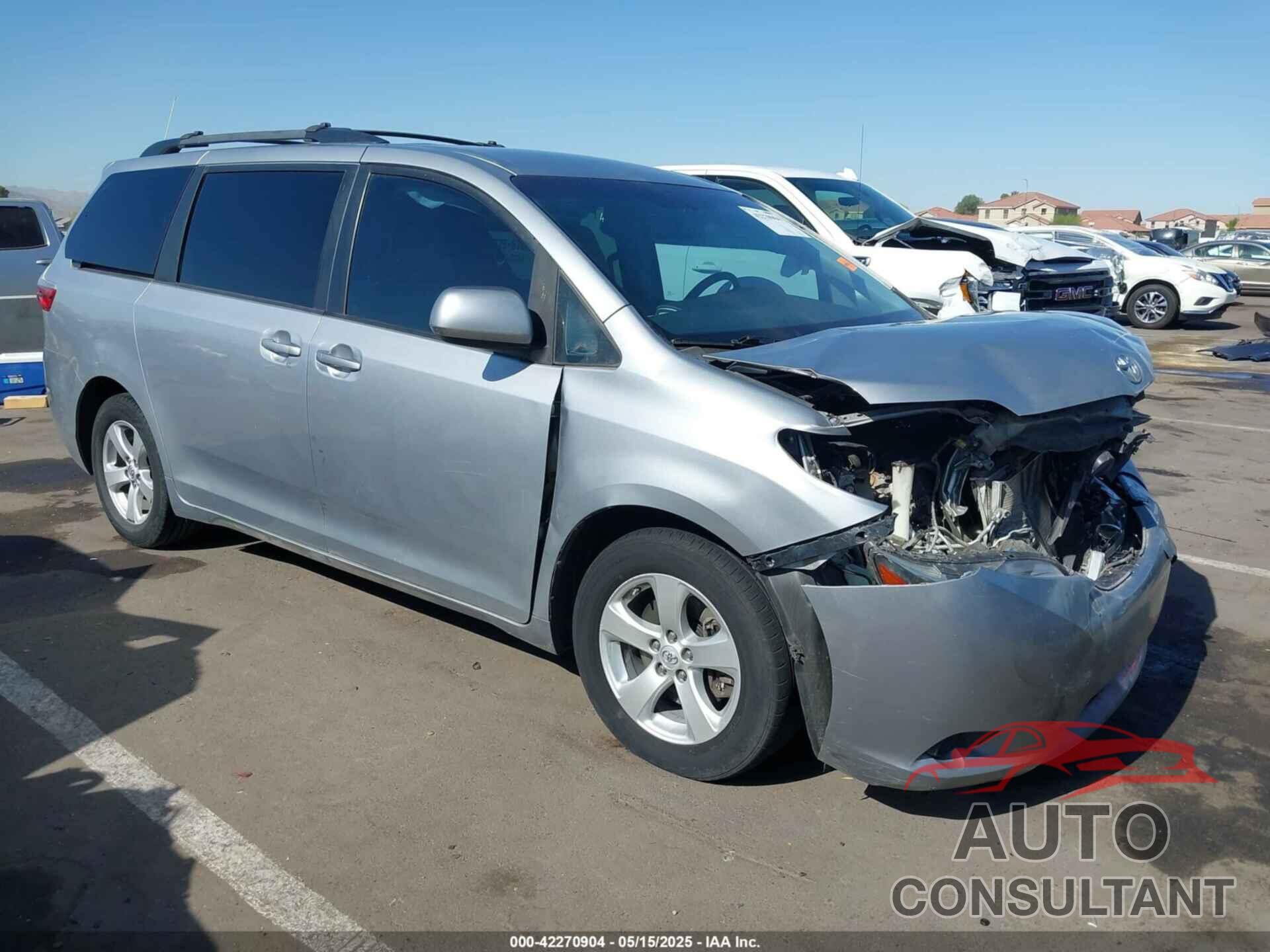 TOYOTA SIENNA 2016 - 5TDKK3DC3GS697681