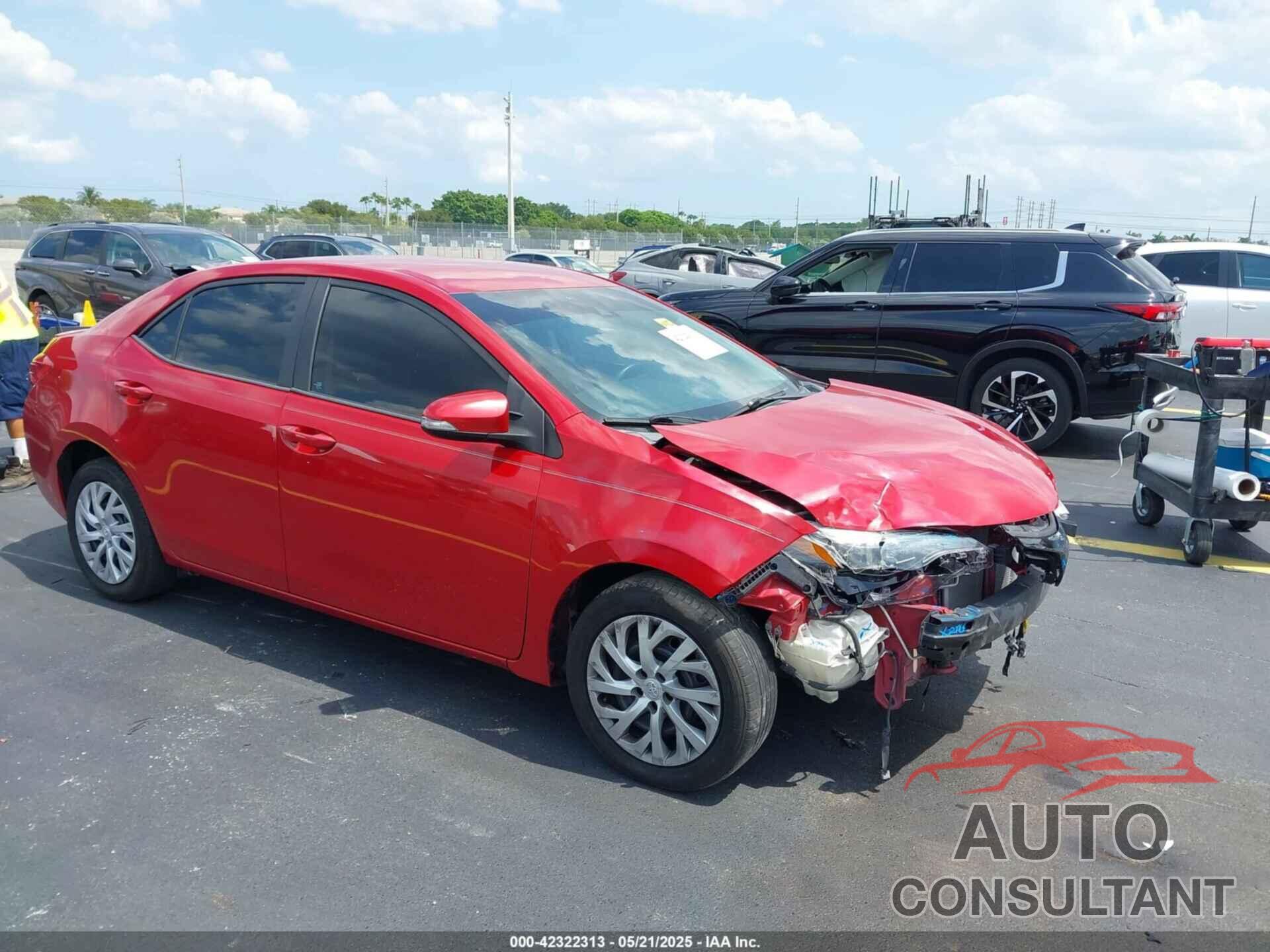 TOYOTA COROLLA 2017 - 2T1BURHEXHC951888