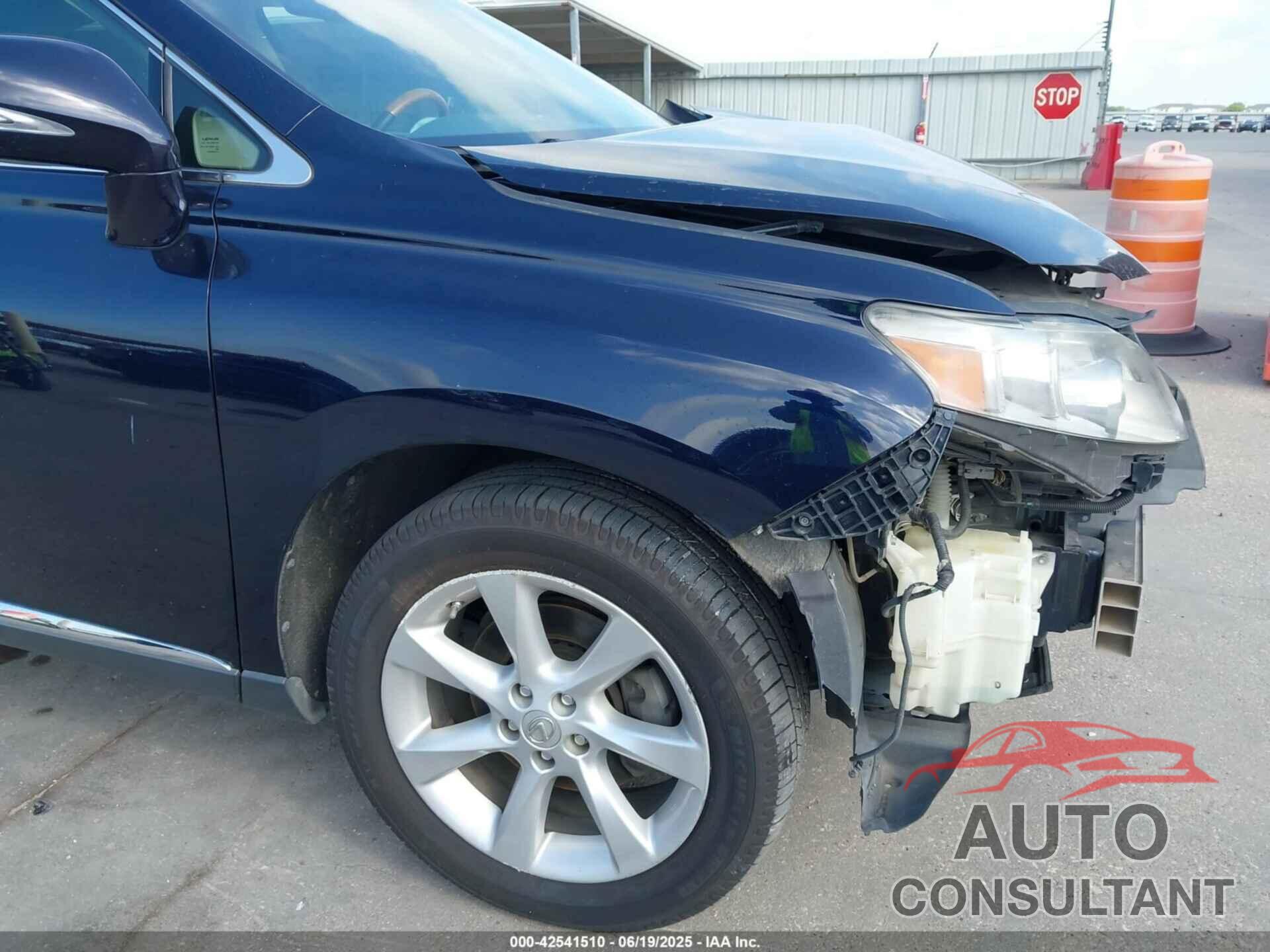 LEXUS RX 350 2010 - 2T2ZK1BA0AC011354