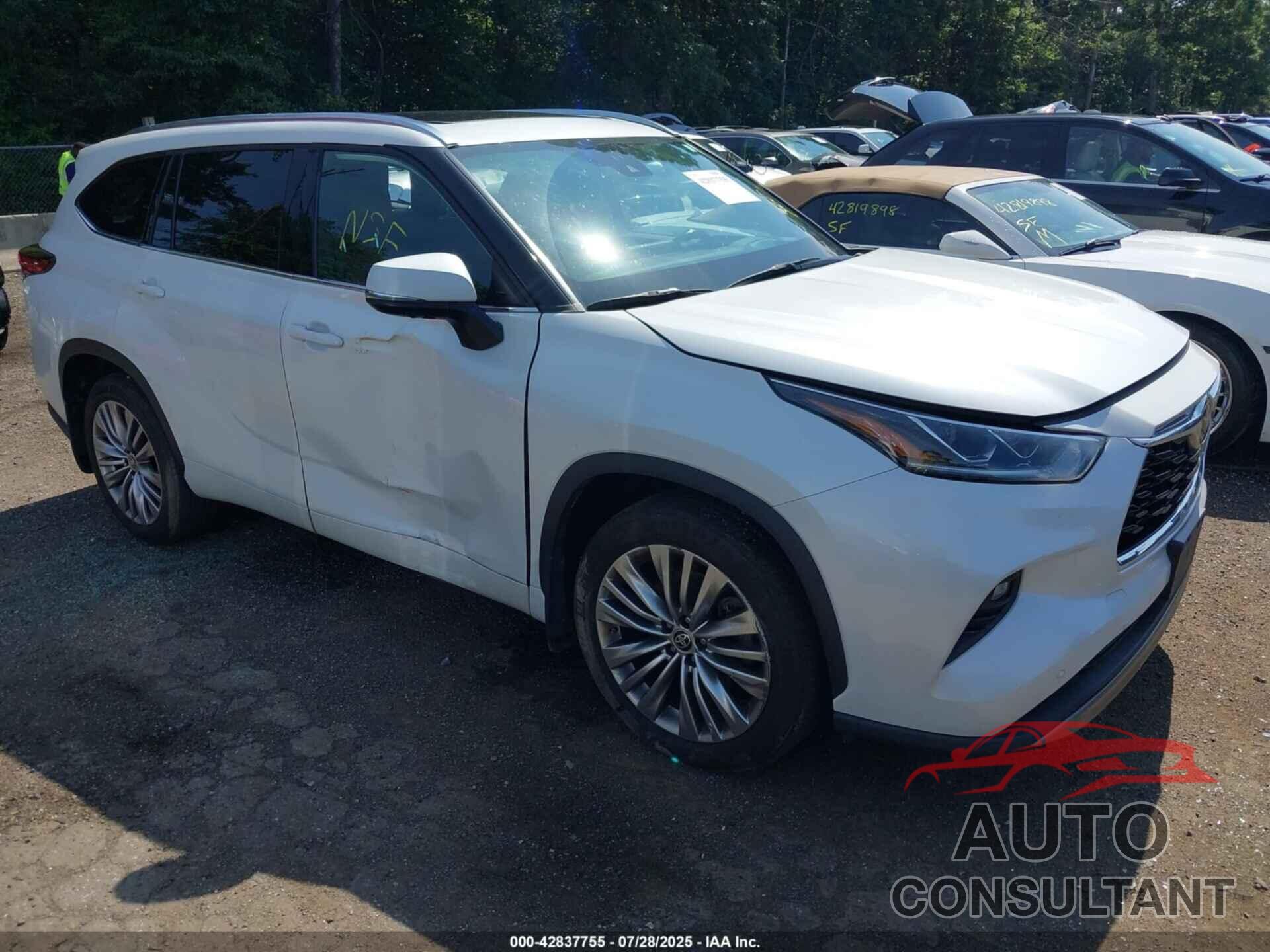 TOYOTA HIGHLANDER 2022 - 5TDFZRBH9NS189582