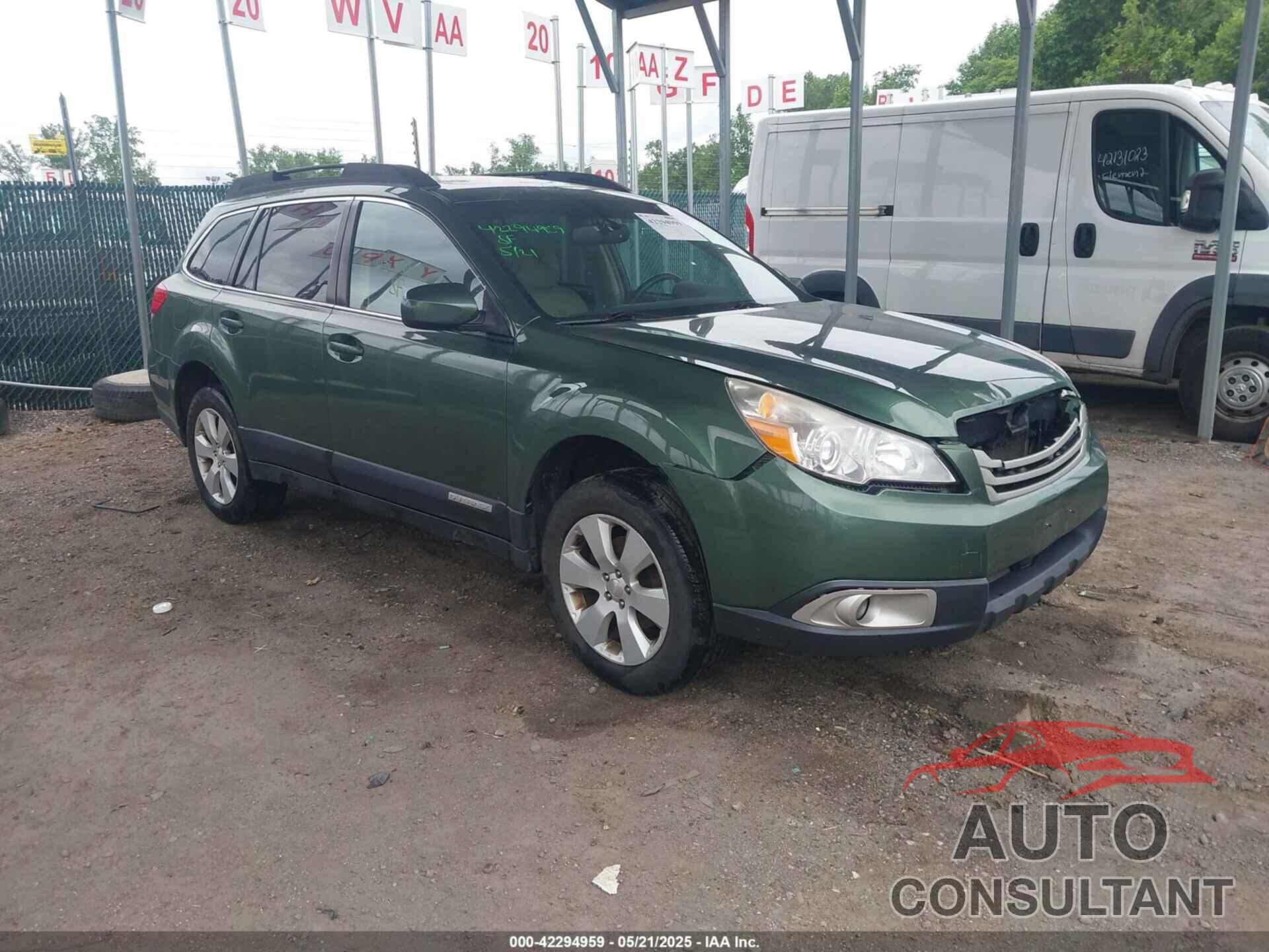 SUBARU OUTBACK 2012 - 4S4BRBGC4C3216054