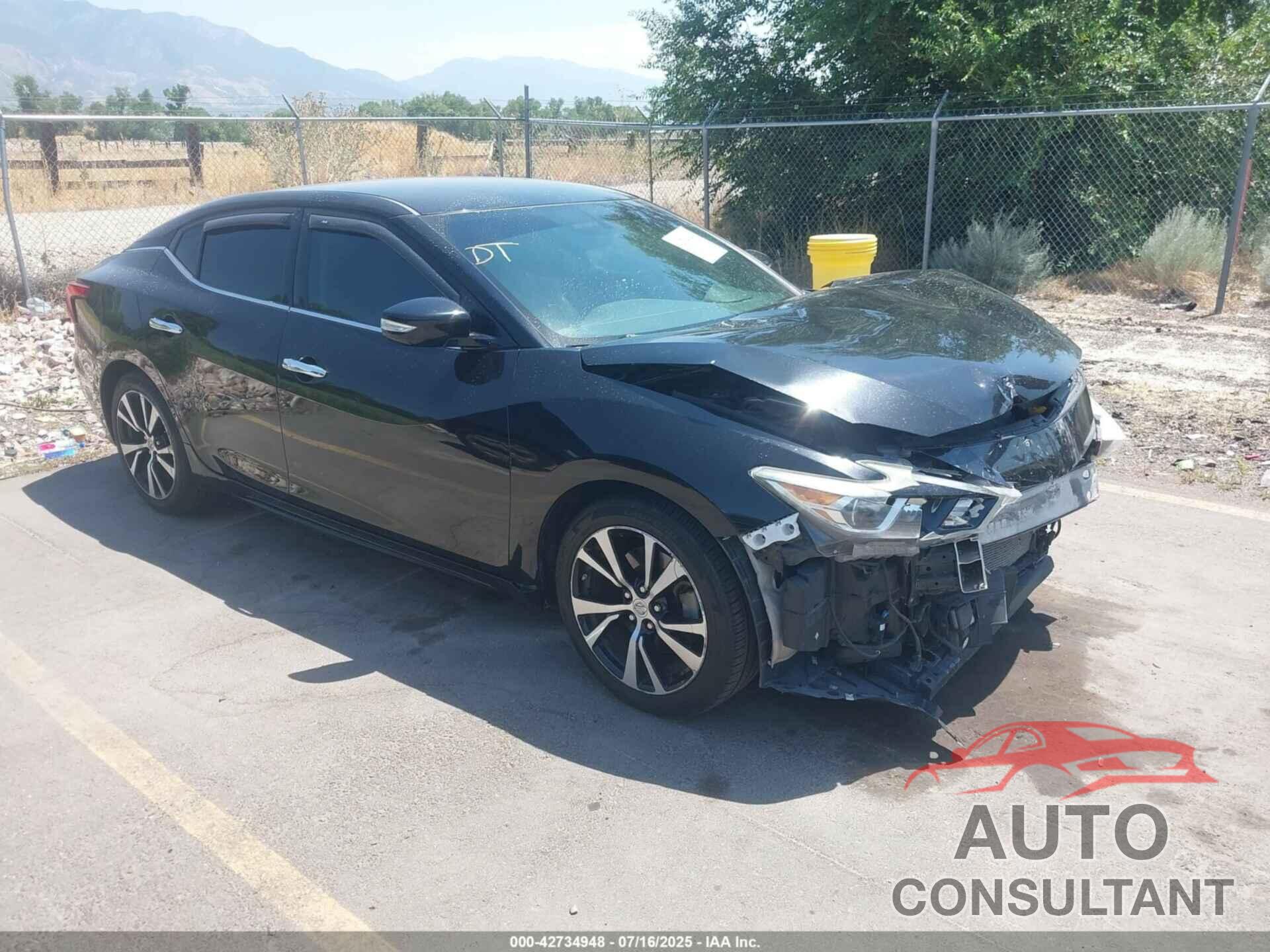 NISSAN MAXIMA 2018 - 1N4AA6APXJC388361