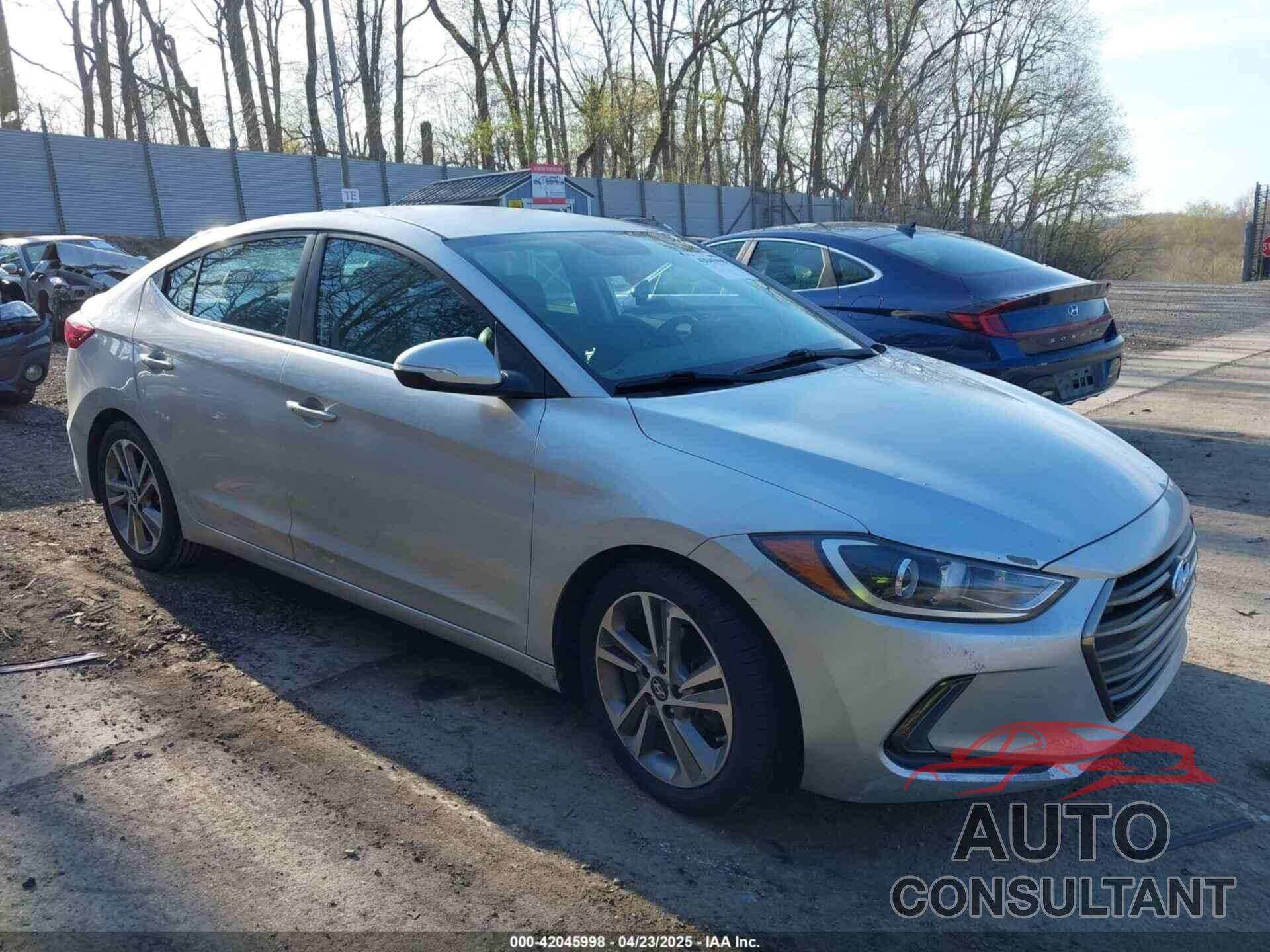 HYUNDAI ELANTRA 2018 - 5NPD84LF9JH276604