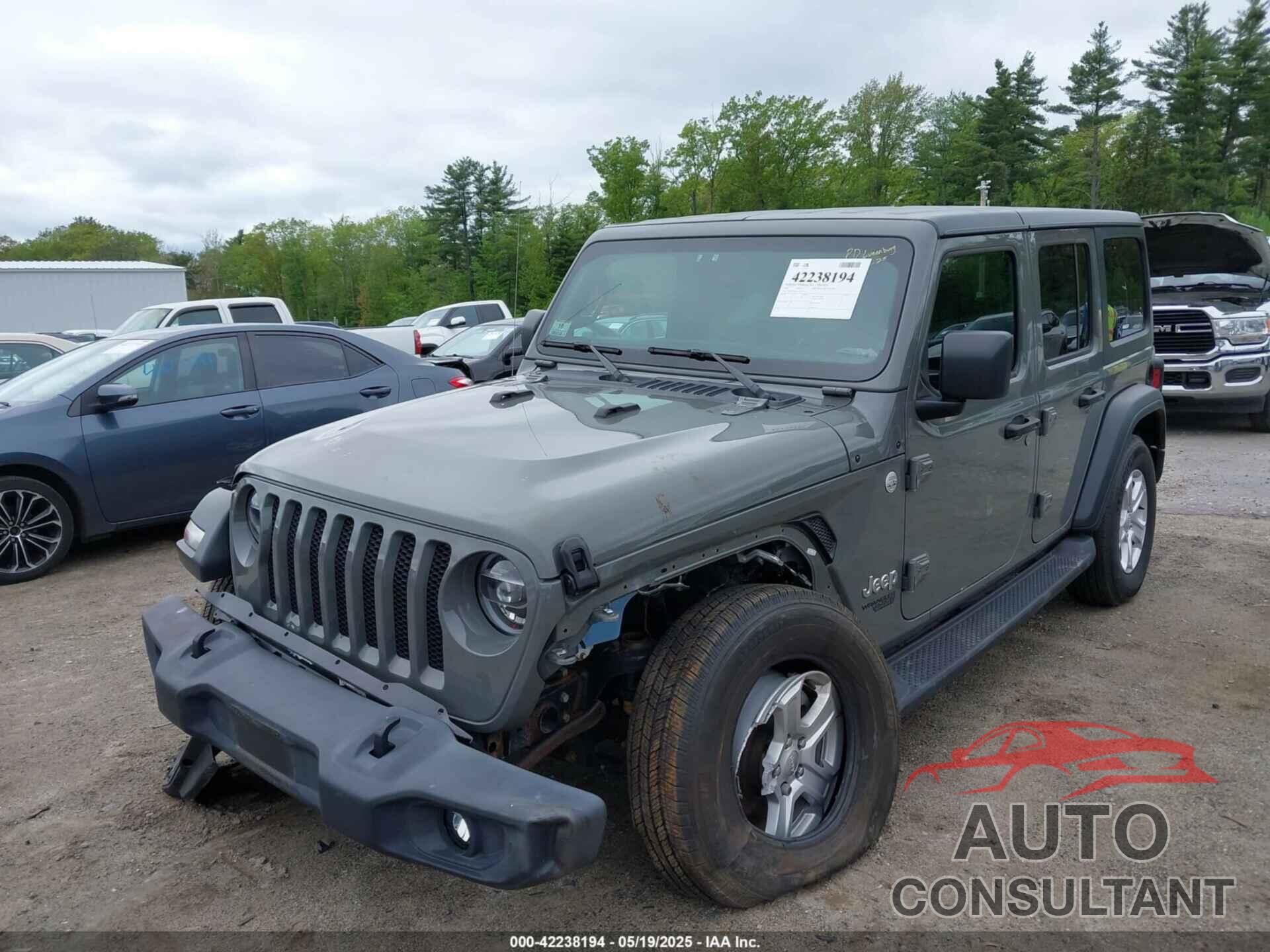 JEEP WRANGLER UNLIMITED 2020 - 1C4HJXDG5LW187222