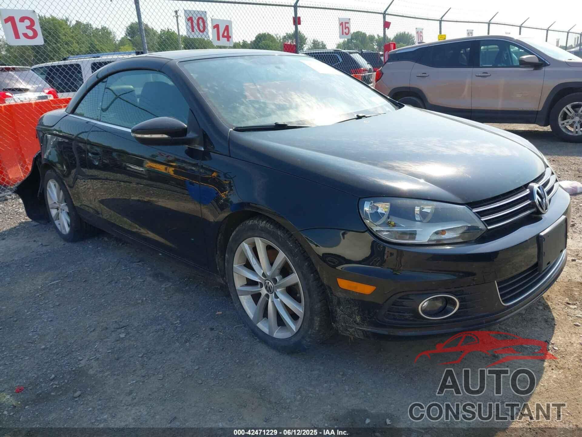 VOLKSWAGEN EOS 2012 - WVWBW7AH3CV010646