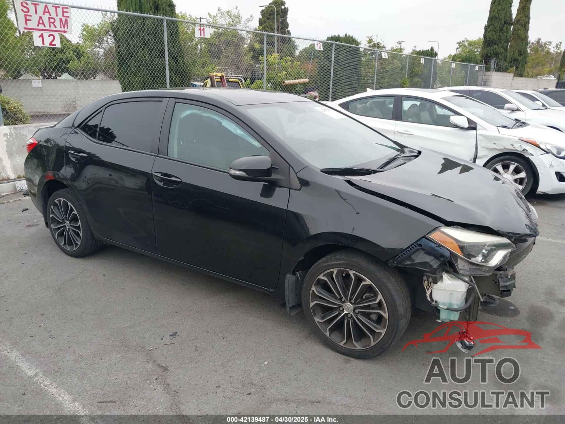 TOYOTA COROLLA 2016 - 5YFBURHE3GP500235