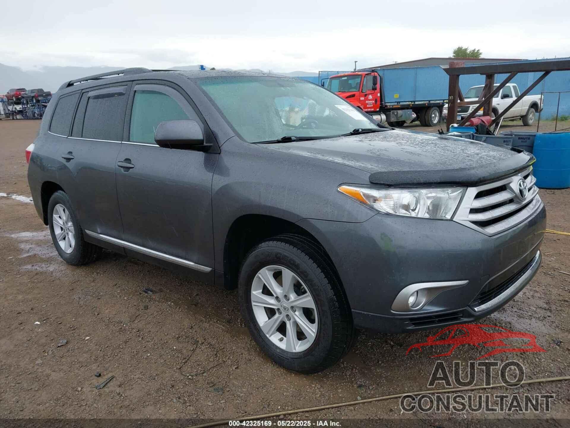 TOYOTA HIGHLANDER 2013 - 5TDBK3EH6DS241860
