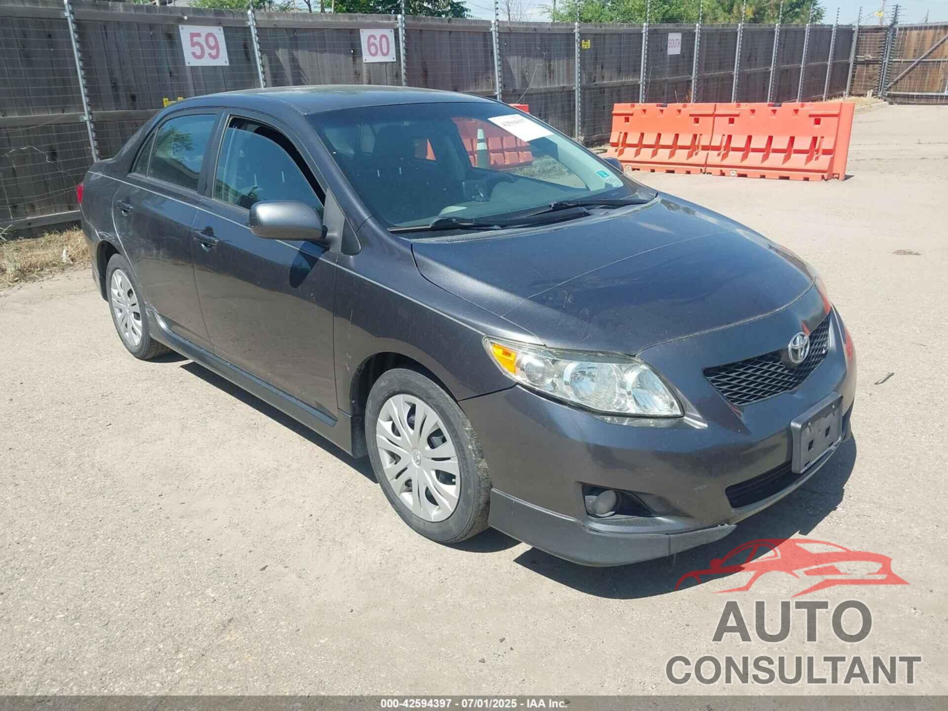 TOYOTA COROLLA 2009 - 1NXBU40E19Z125445
