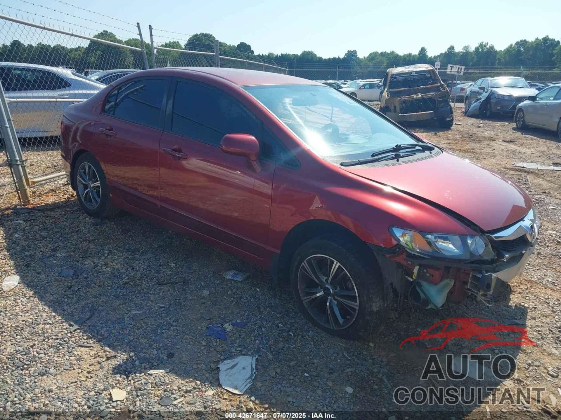 HONDA CIVIC 2011 - 2HGFA1F52BH549795