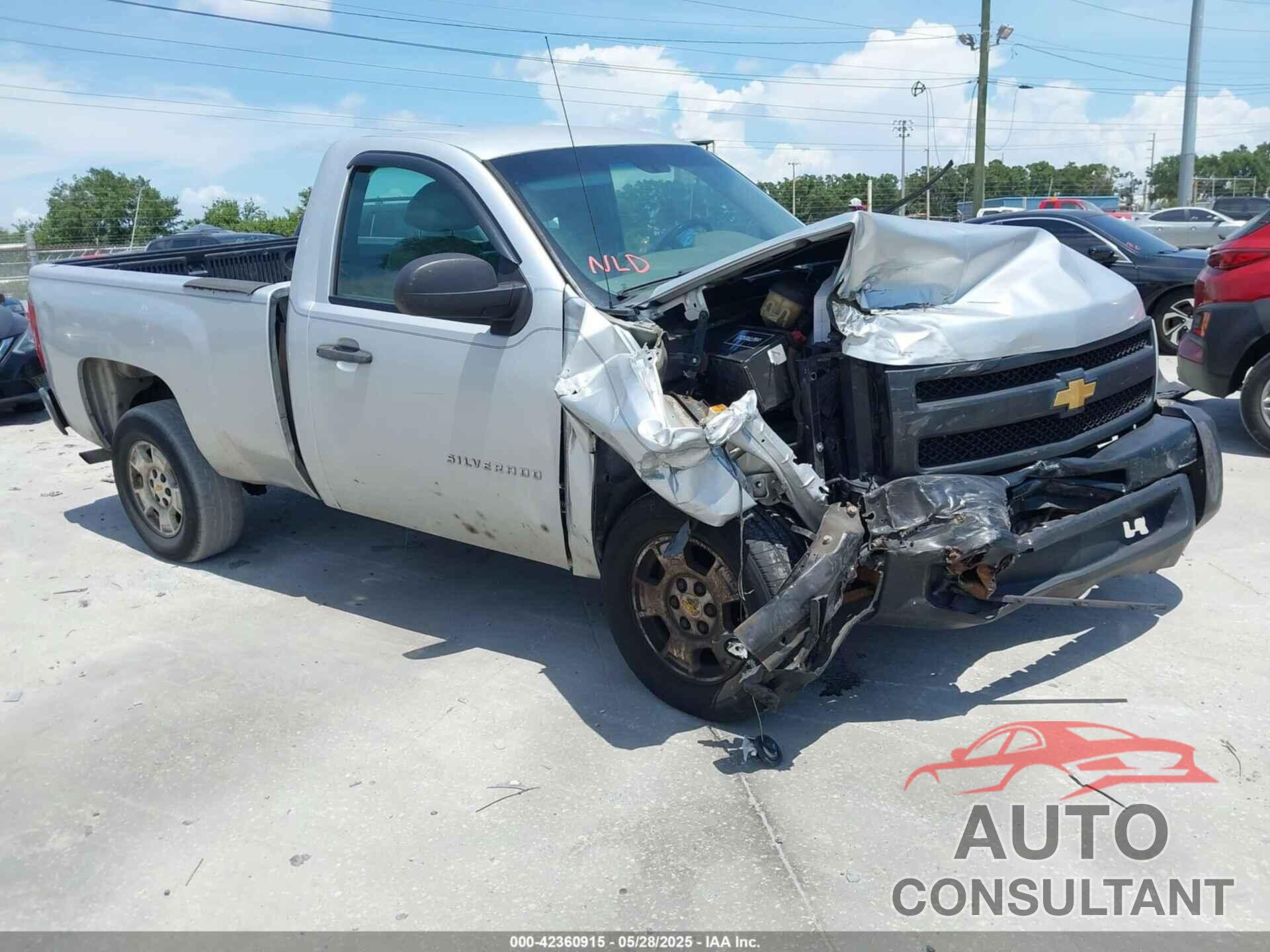 CHEVROLET SILVERADO 1500 2012 - 1GCNCPEX7CZ141143
