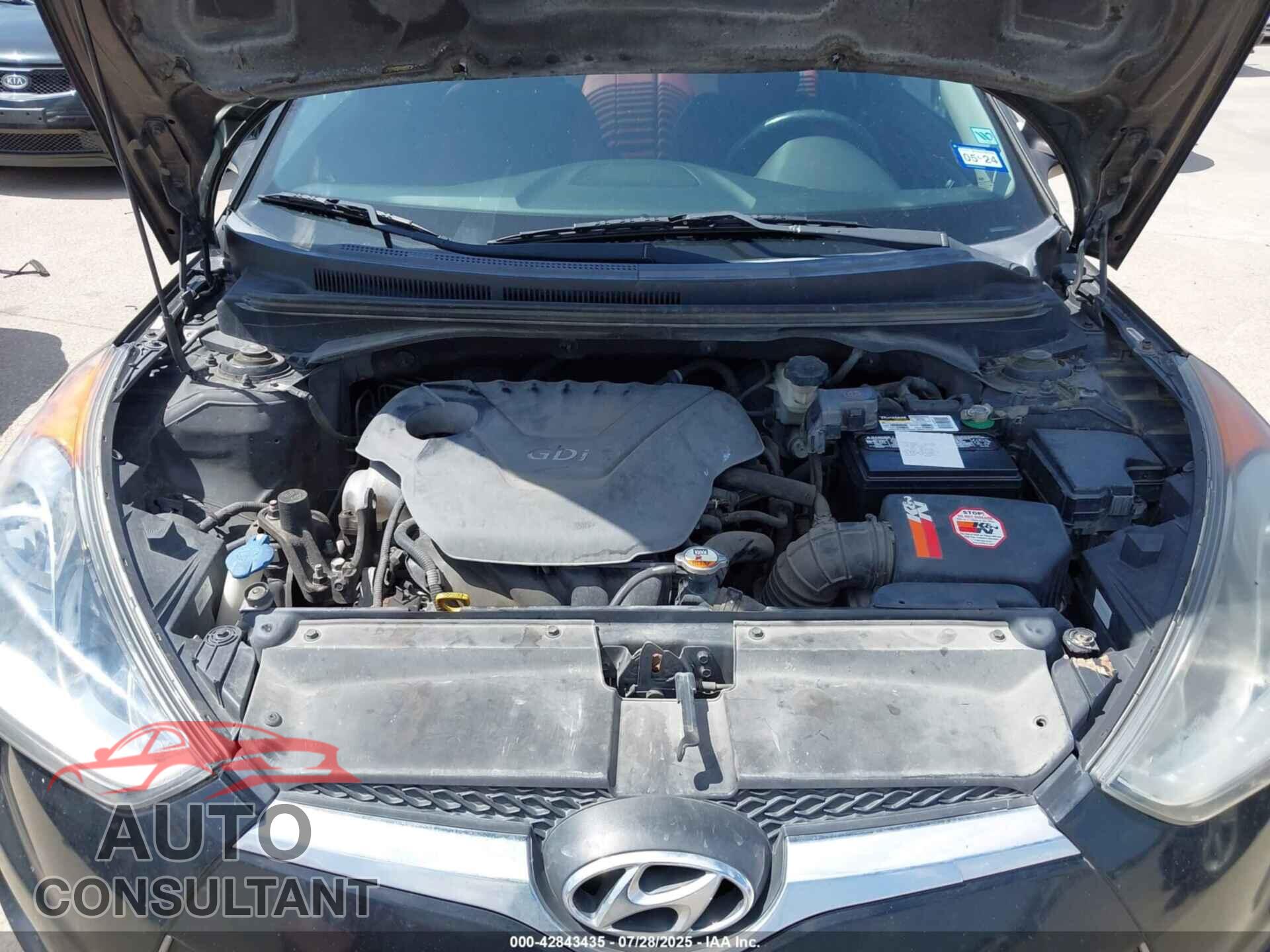 HYUNDAI VELOSTER 2012 - KMHTC6AD2CU077454