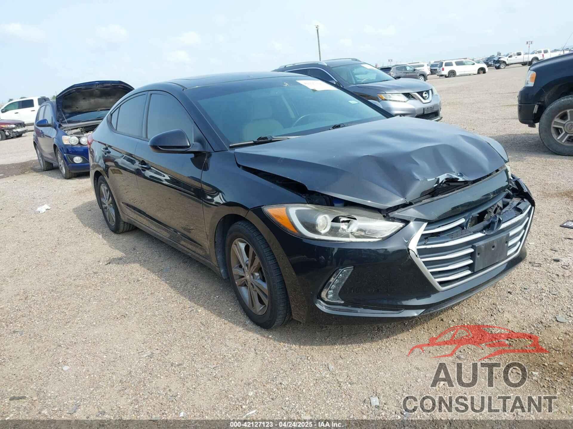 HYUNDAI ELANTRA 2018 - 5NPD84LF0JH268455