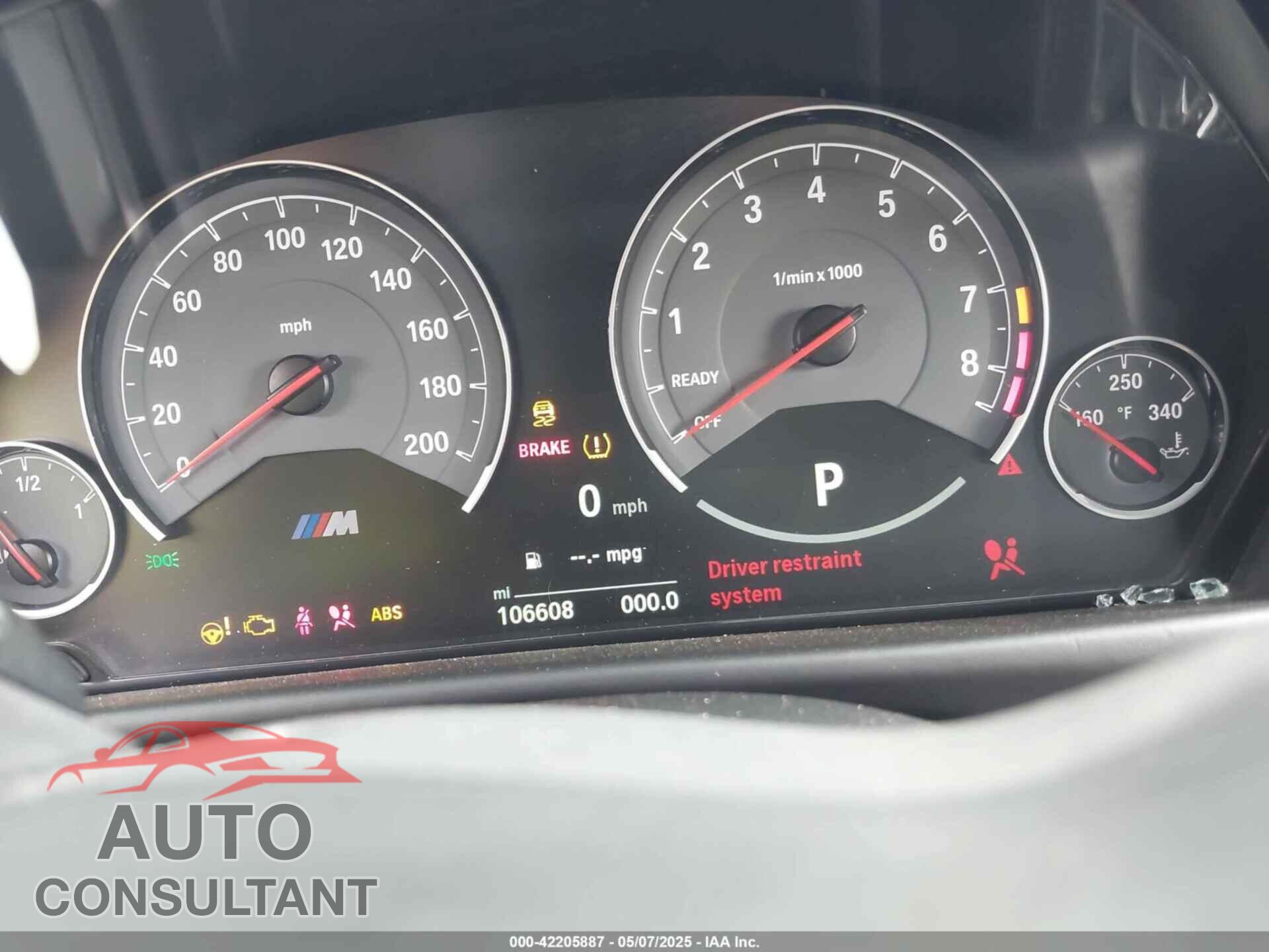 BMW M3 2016 - WBS8M9C52G5D31237