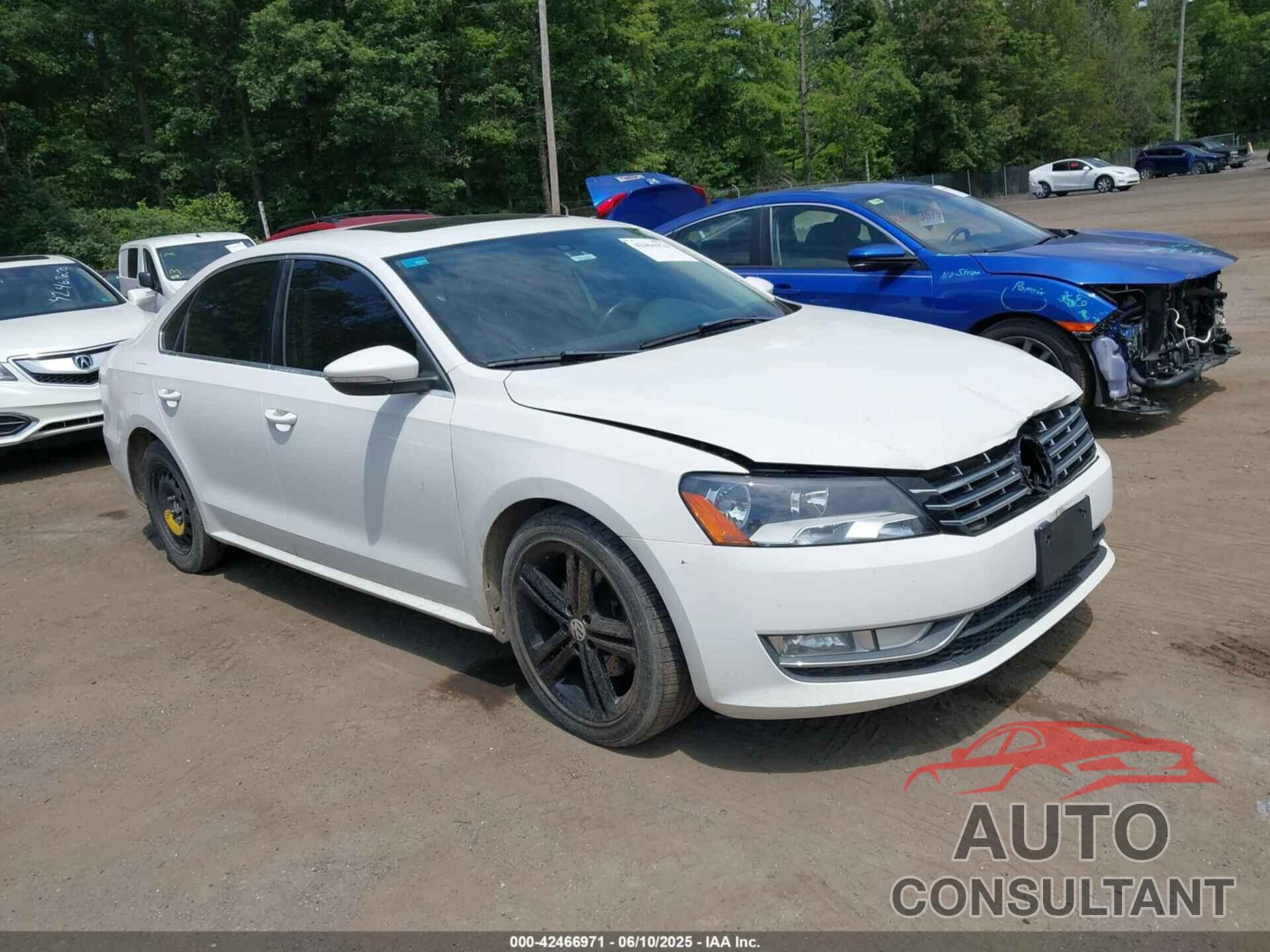 VOLKSWAGEN PASSAT 2012 - 1VWBM7A33CC023707