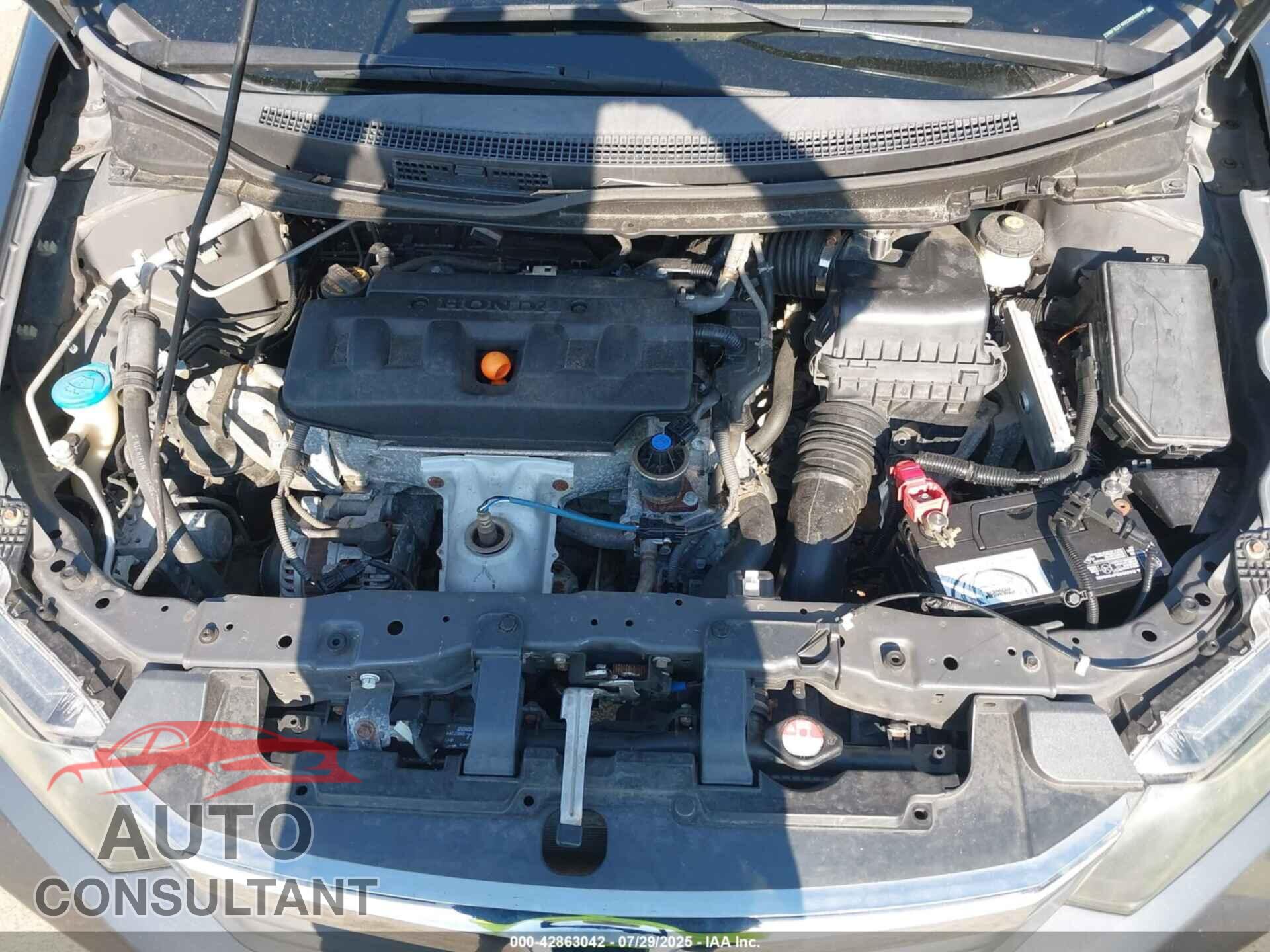 HONDA CIVIC 2012 - 2HGFB2F60CH550697